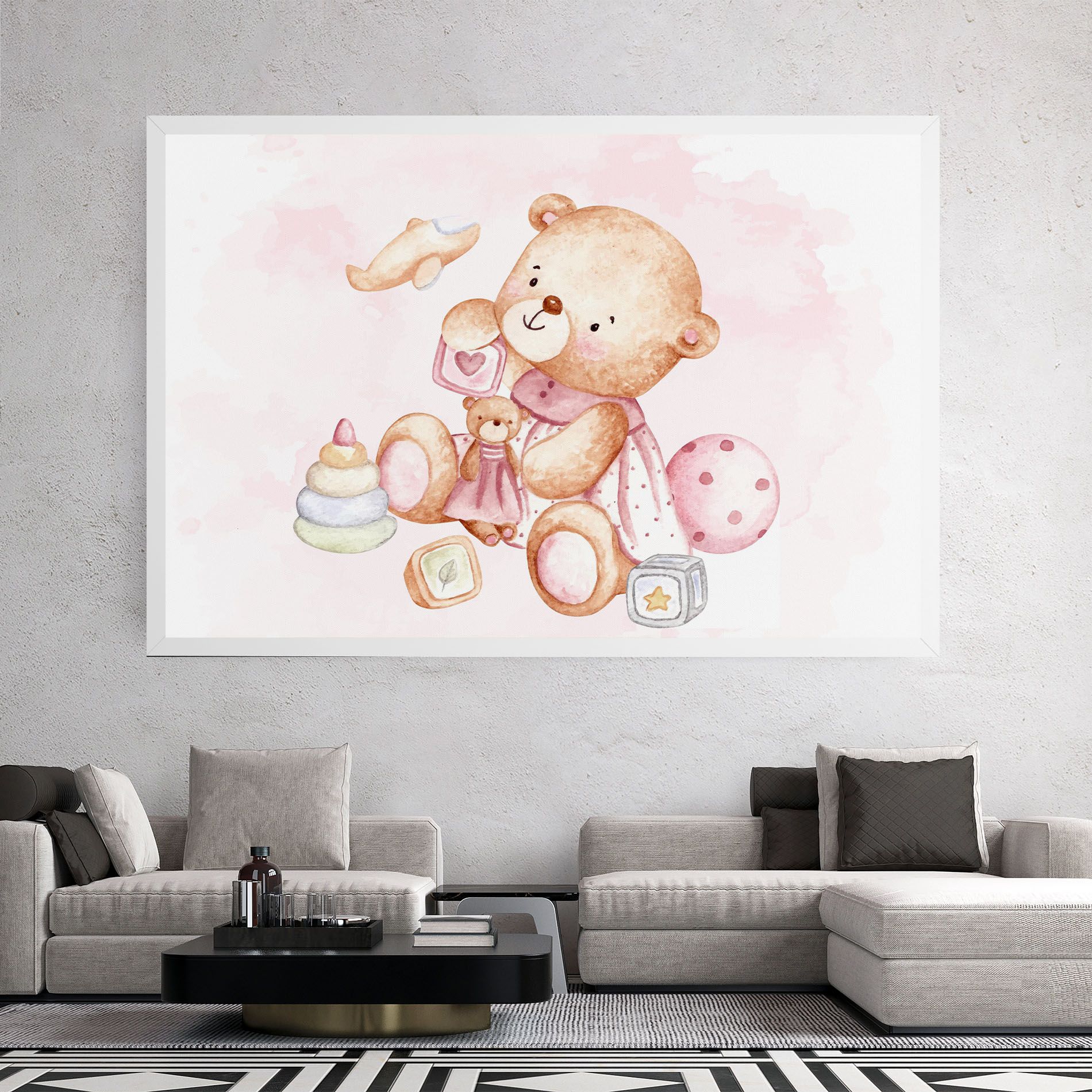 Bear With Toys mockup 2