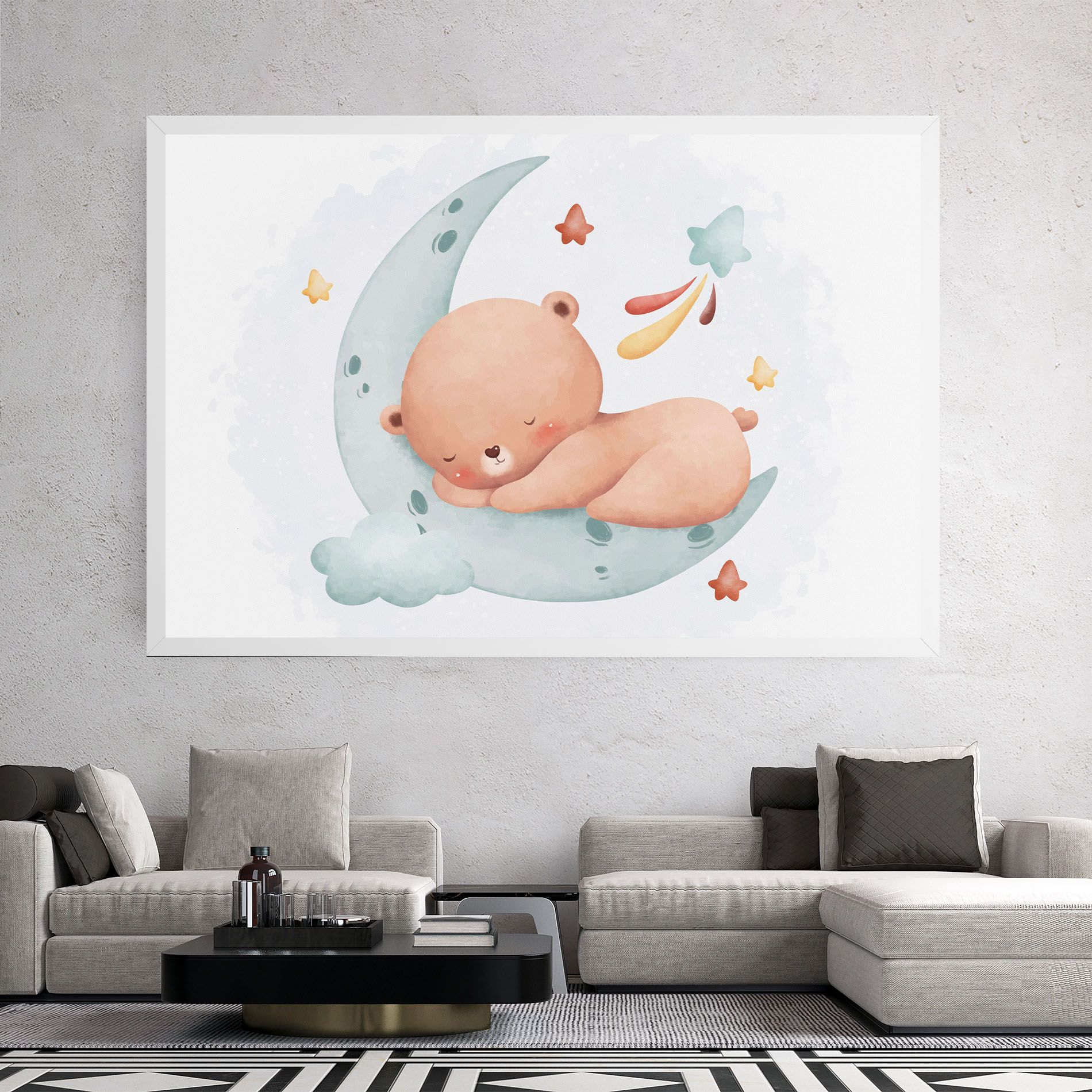 Blue Moon Bear mockup 2