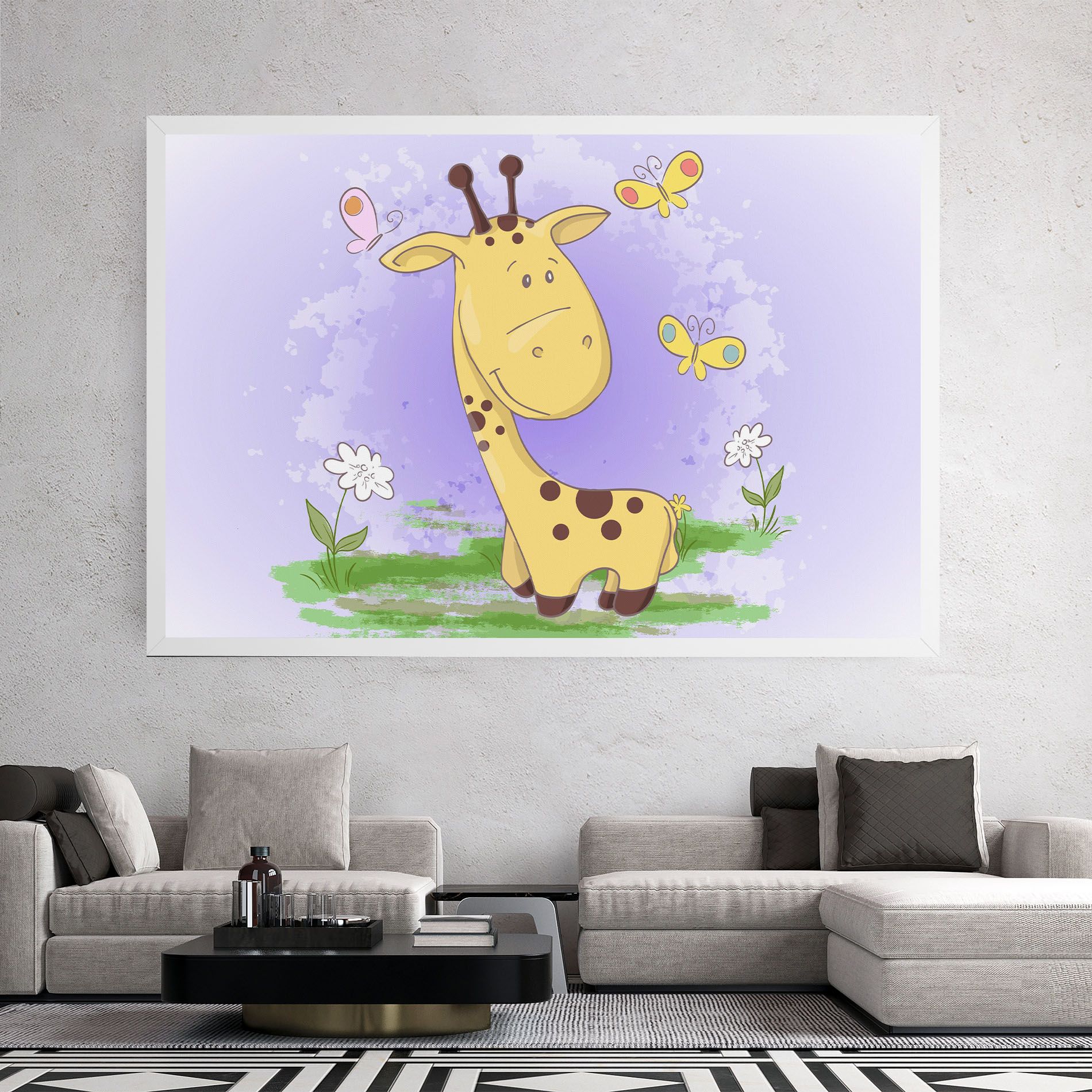 Cute Giraffe mockup 2