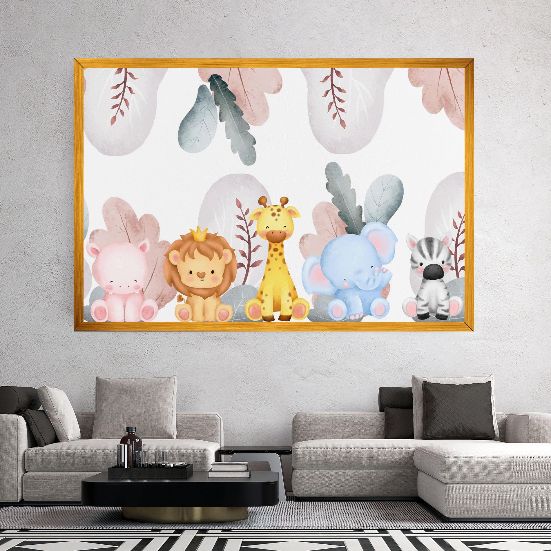 Tablou Canvas Baby Animals mockup 2