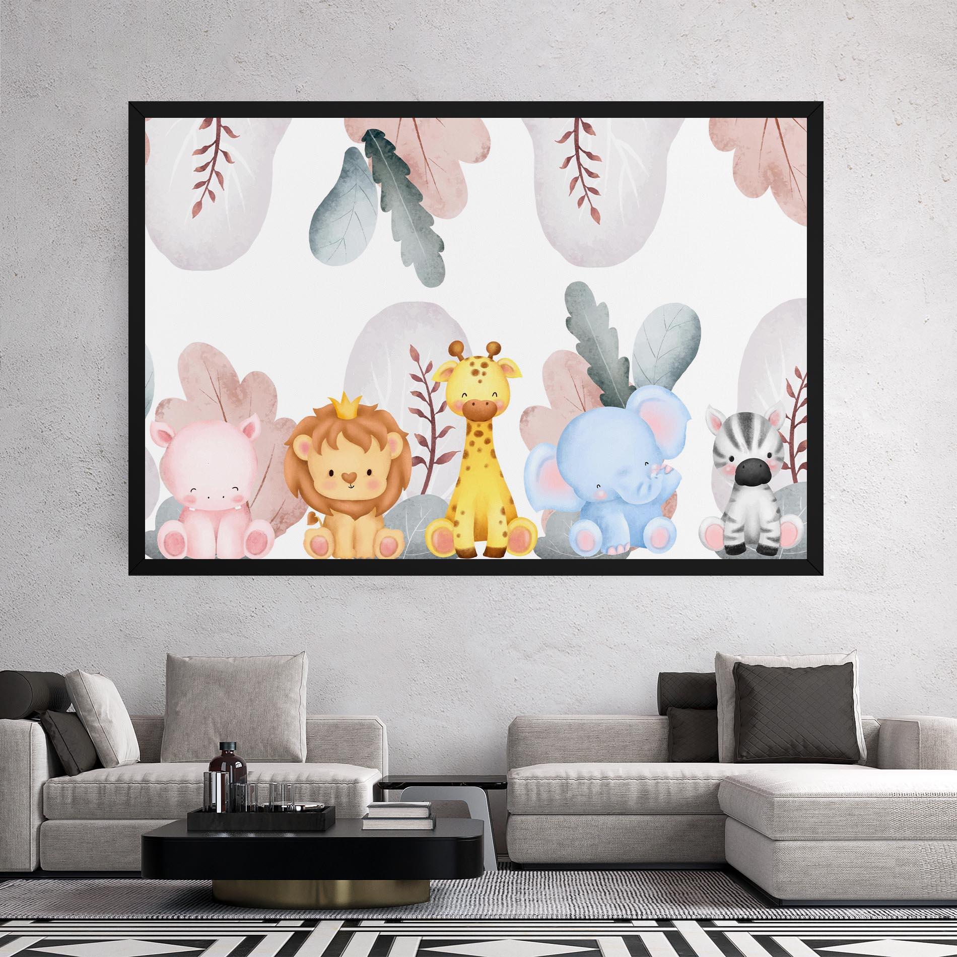 Tablou Canvas Baby Animals mockup 2