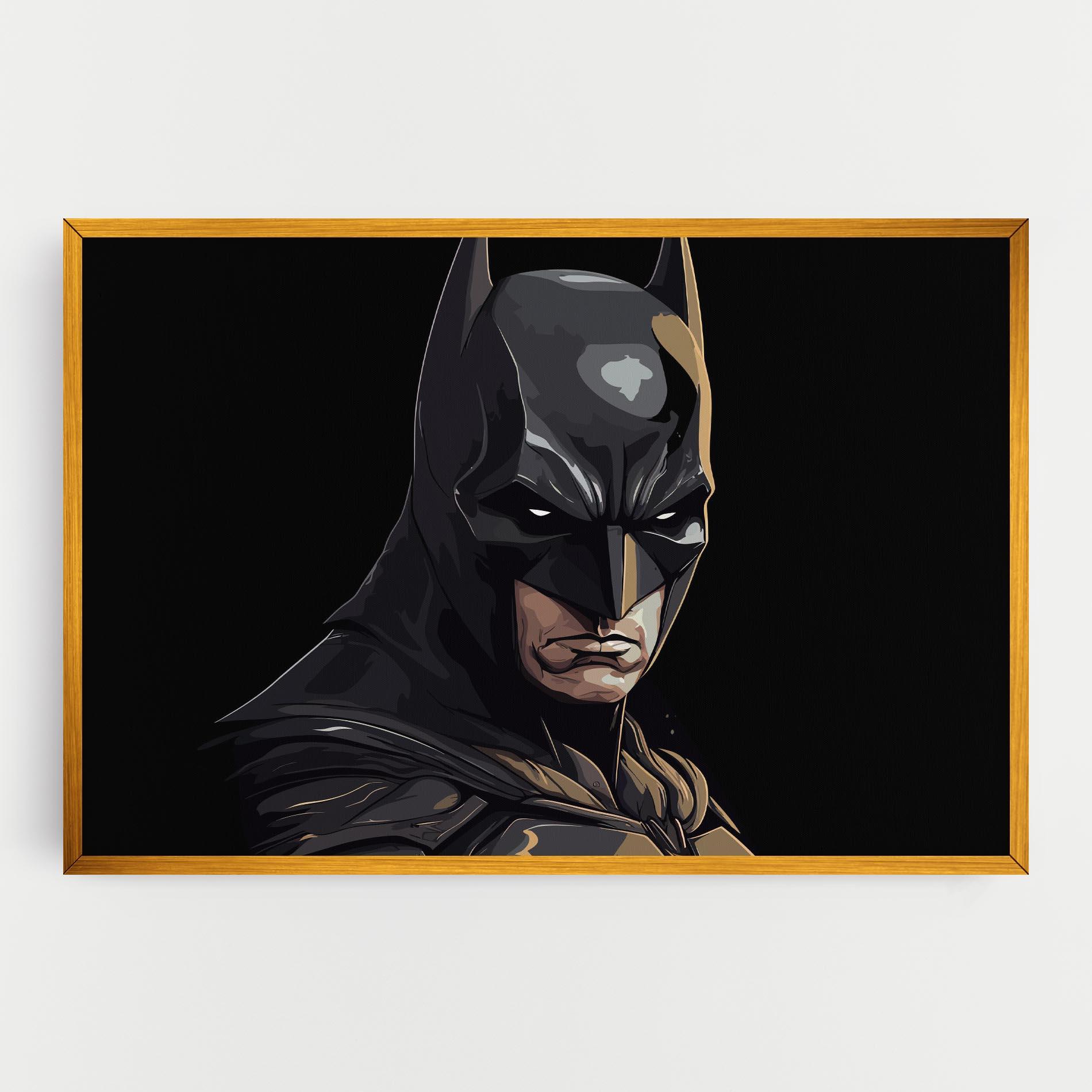 Tablou Canvas Angry Batman mockup 0