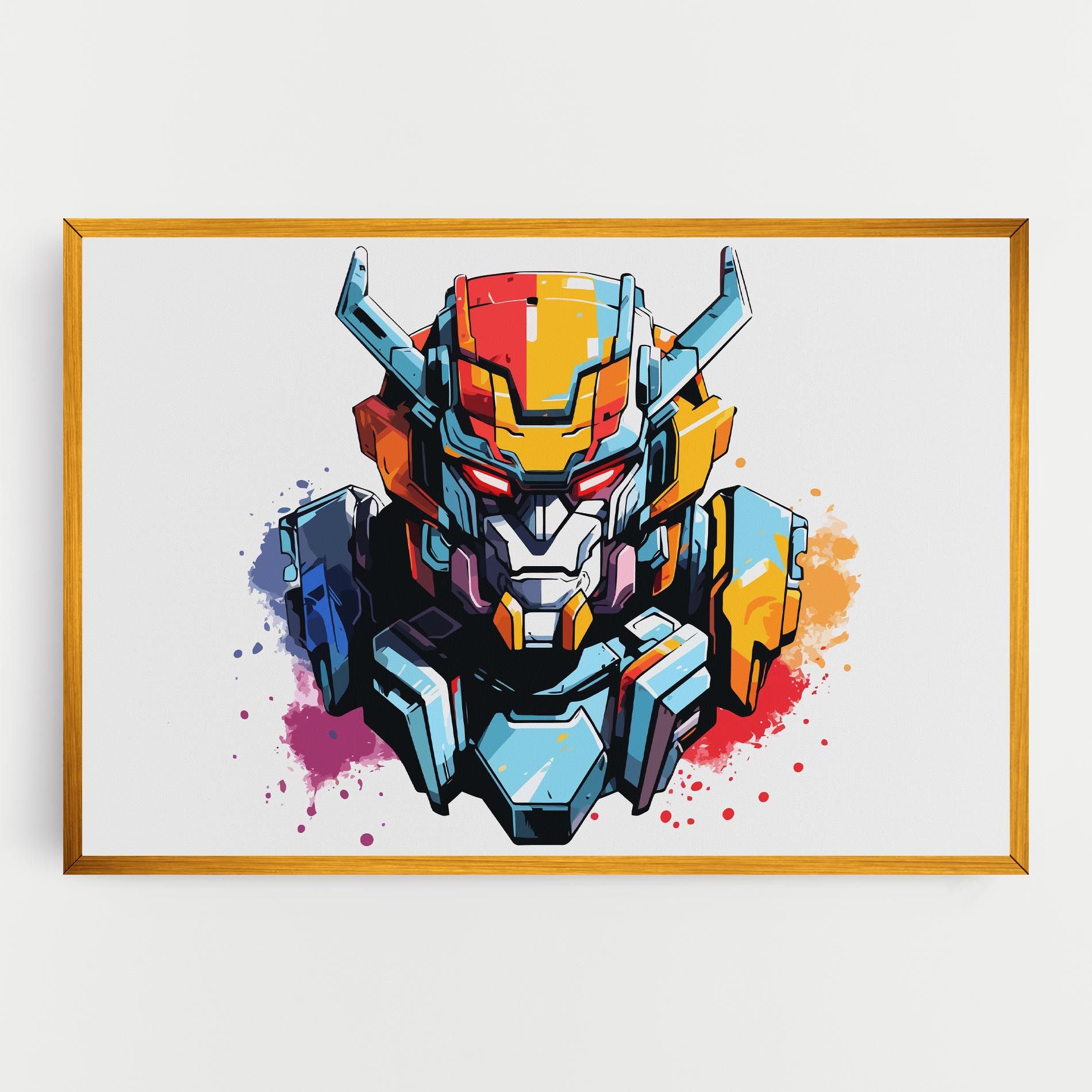 Colorful Robot mockup 0