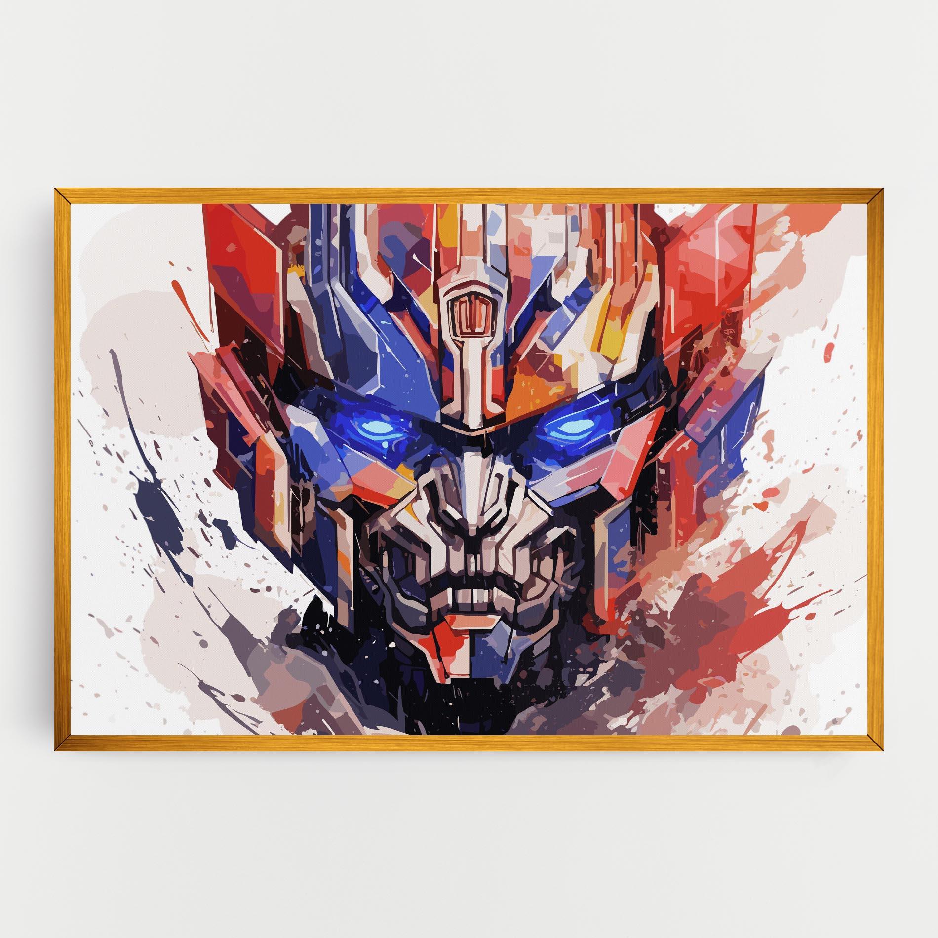 Tablou Canvas Optimus Prime Art mockup 0