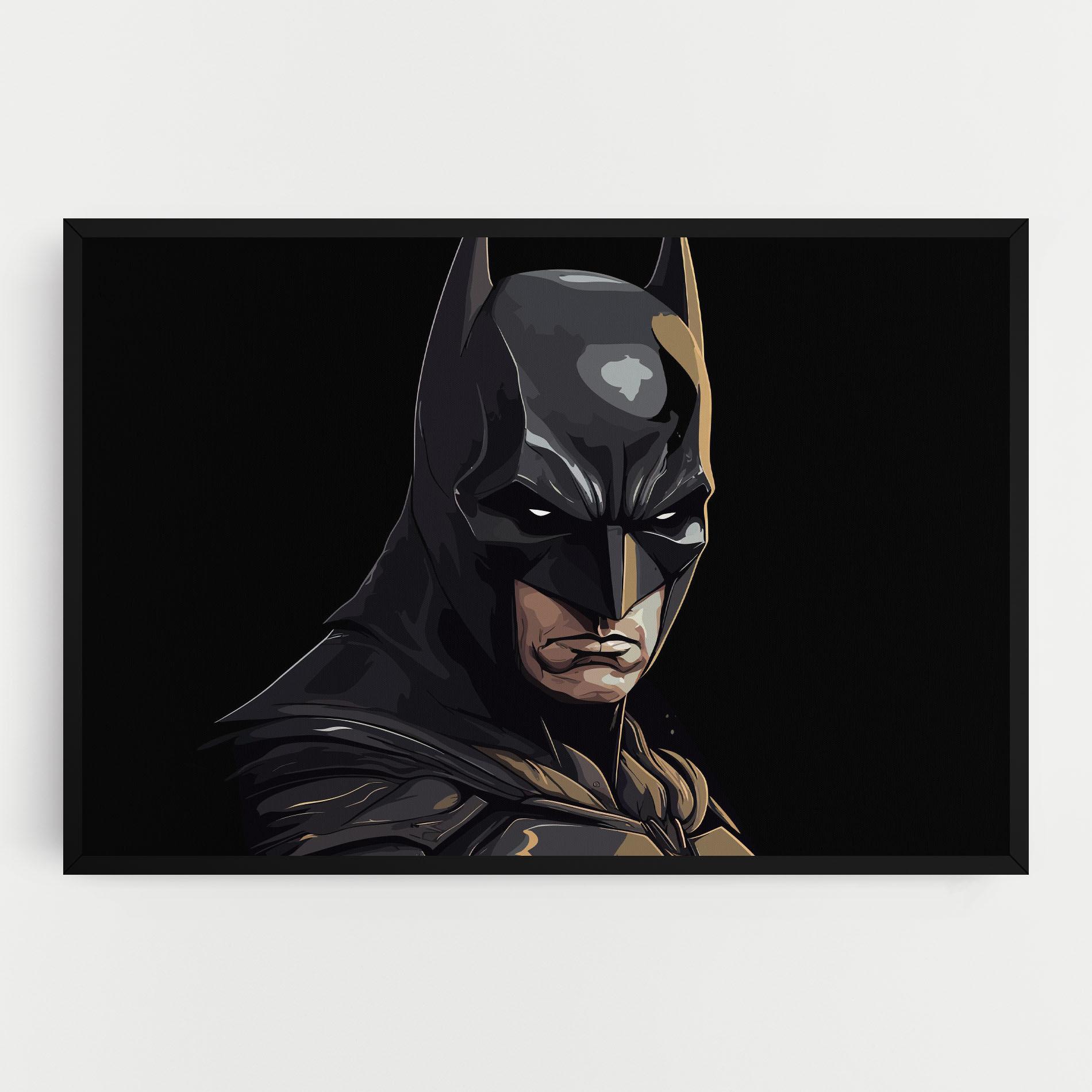 Tablou Canvas Angry Batman mockup 0