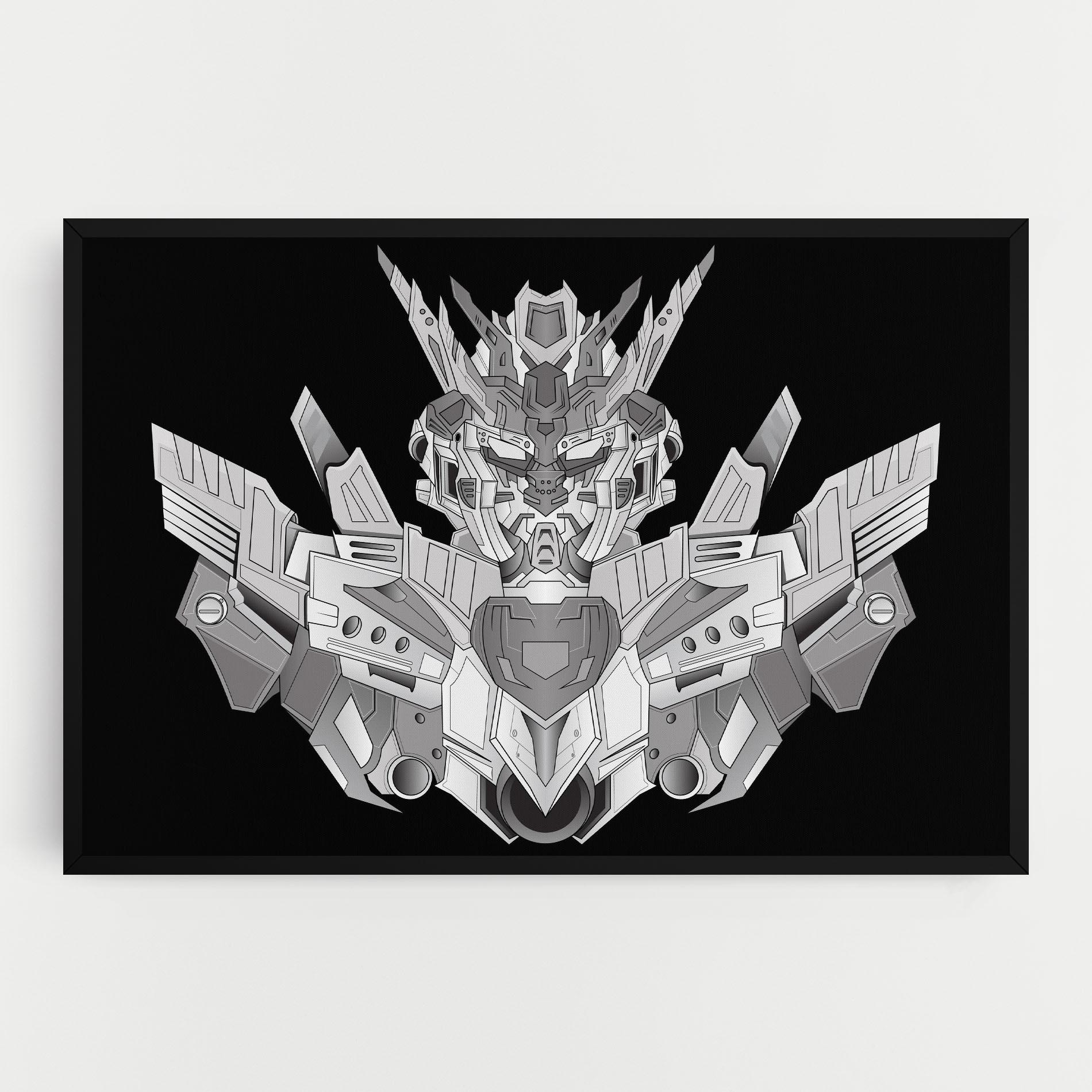 Tablou Canvas Grey Robot mockup 0