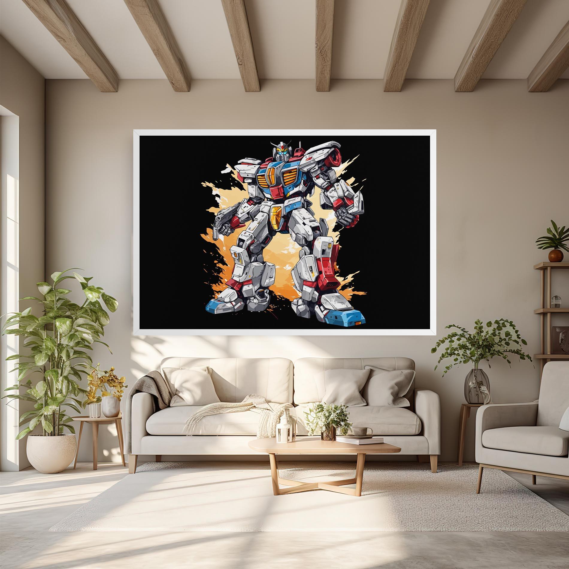 Tablou Canvas Crazy Robot mockup 6