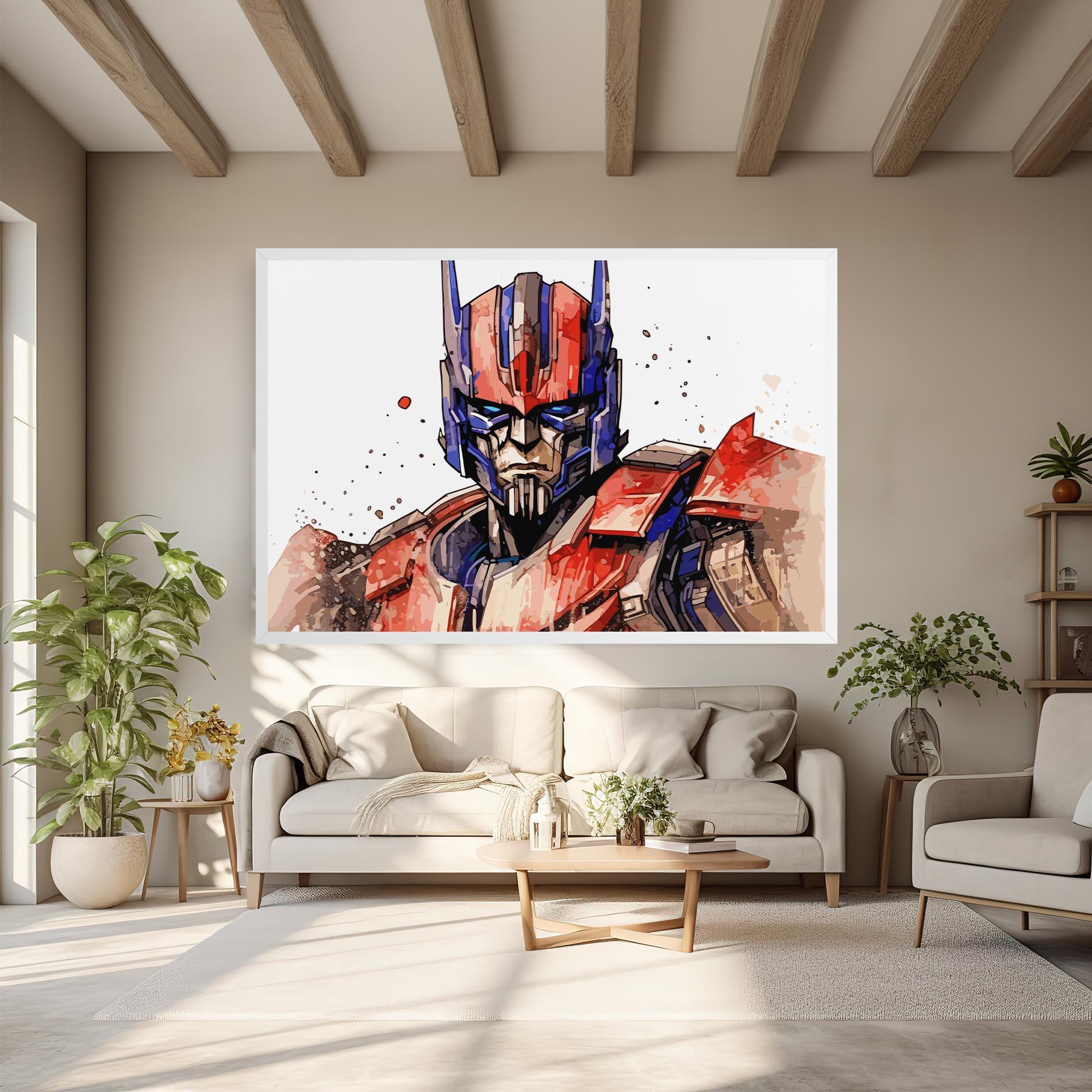 Tablou Canvas Optimus Prime mockup 6