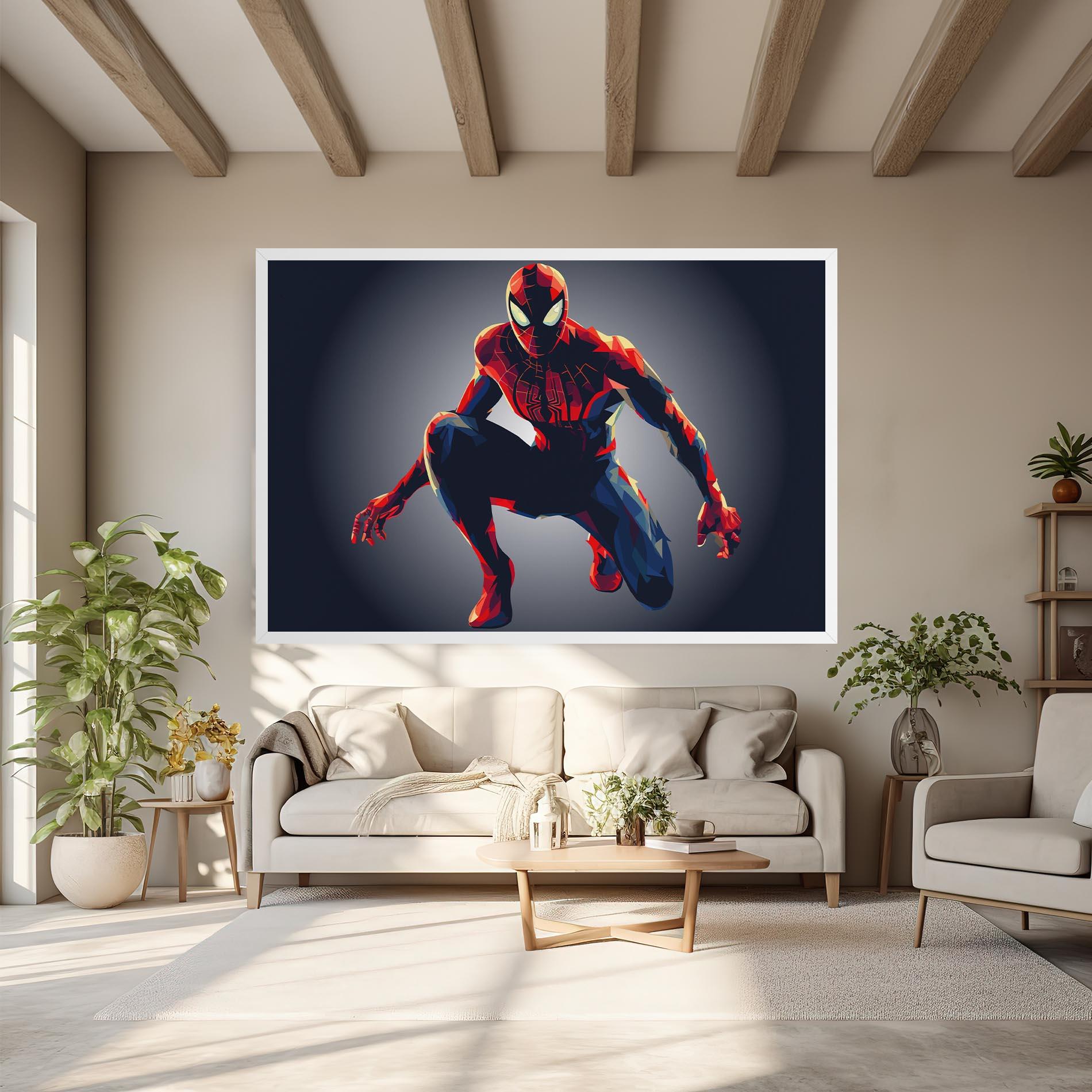 Tablou Canvas Spiderman mockup 6