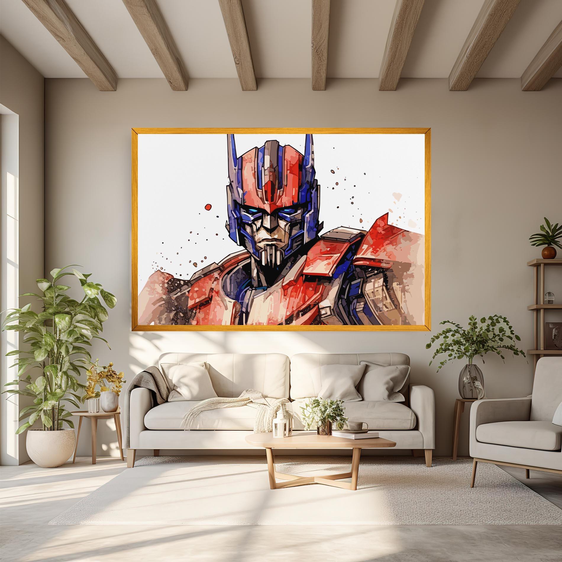 Tablou Canvas Optimus Prime mockup 6