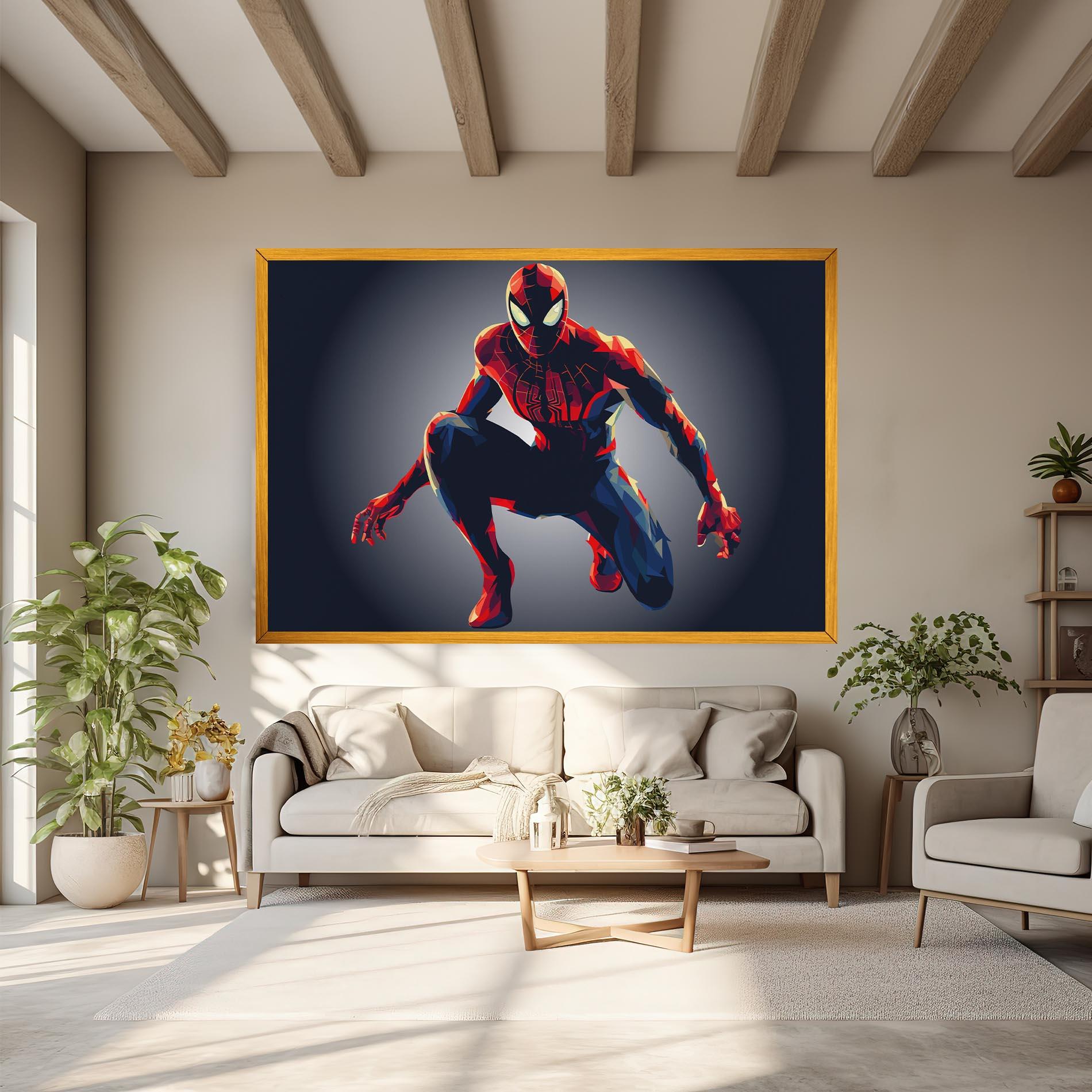 Tablou Canvas Spiderman mockup 6