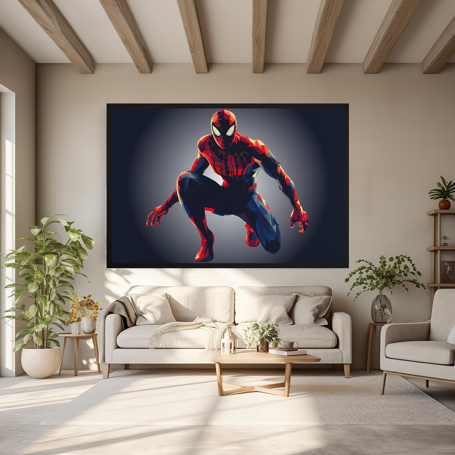 Tablou Canvas Spiderman mockup 6
