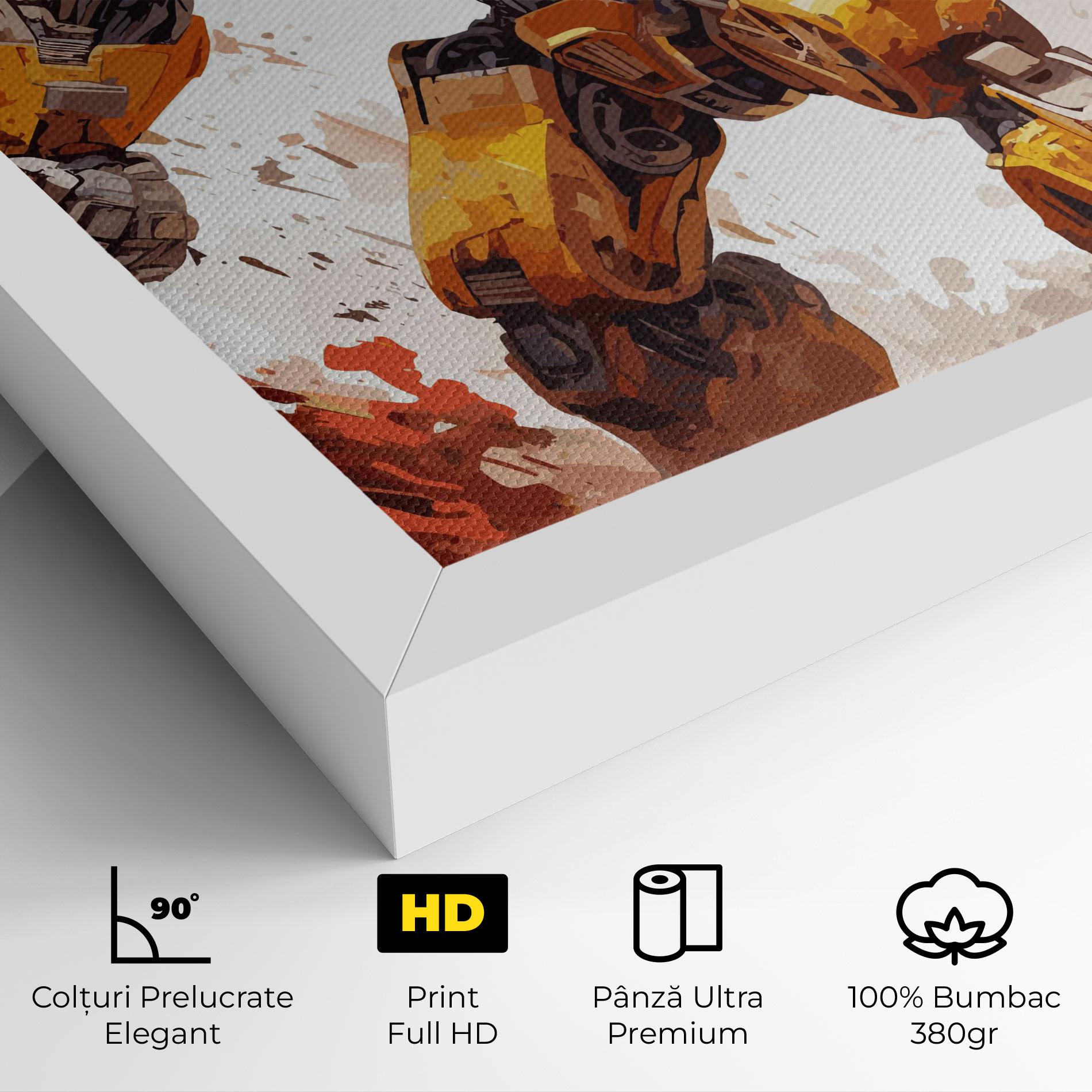 Tablou Canvas Battle Machine mockup 4