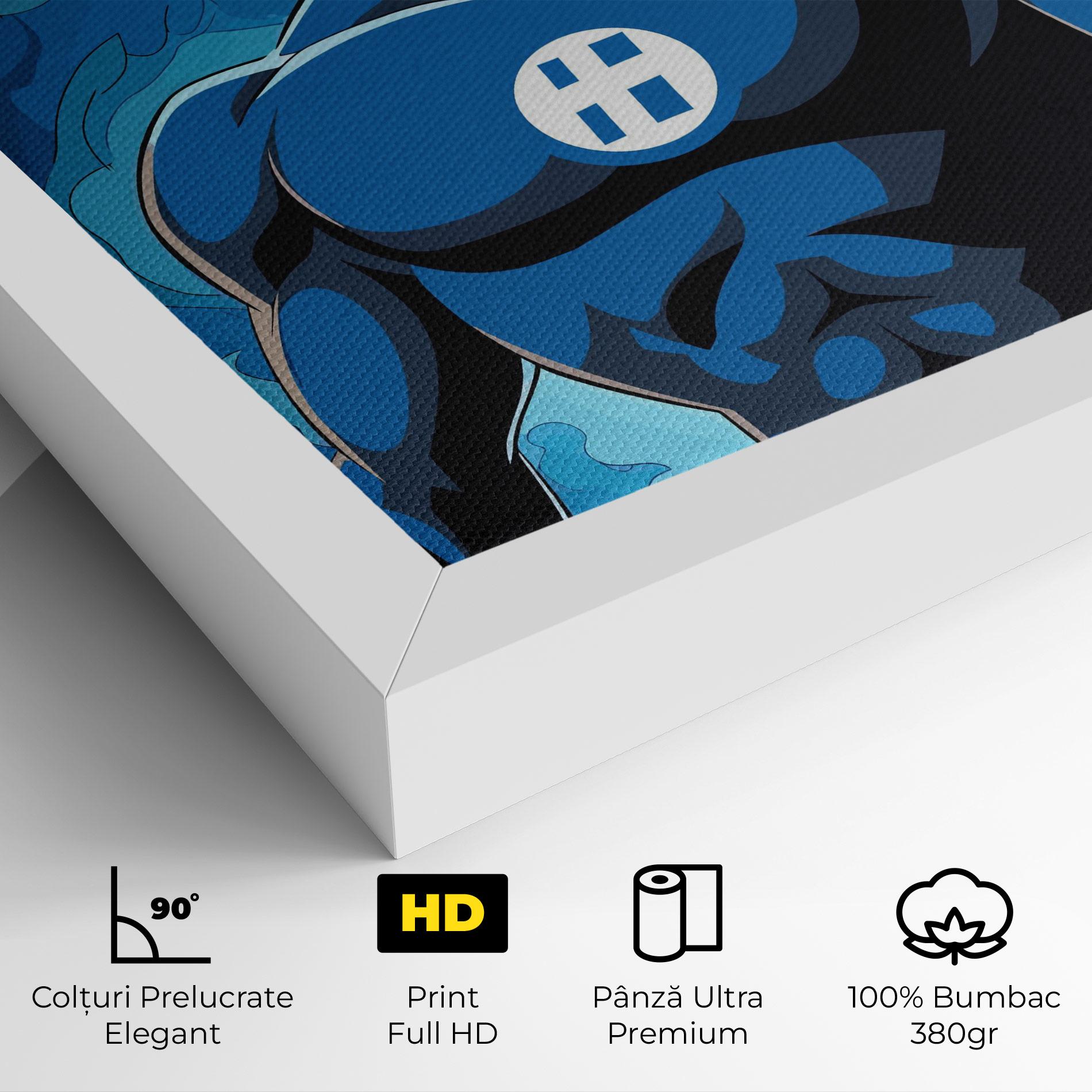 Tablou Canvas Blue Hero mockup 4