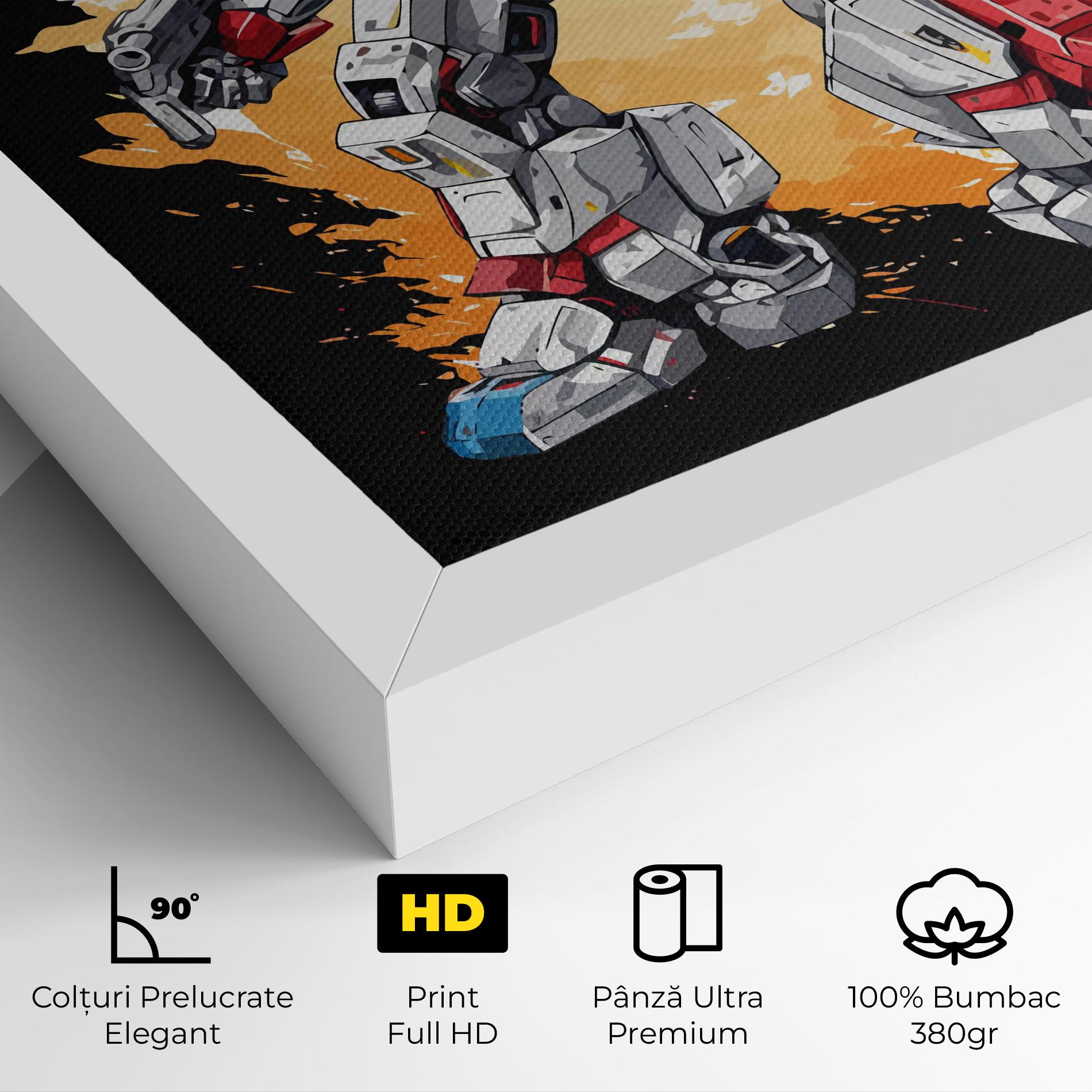 Tablou Canvas Crazy Robot mockup 4