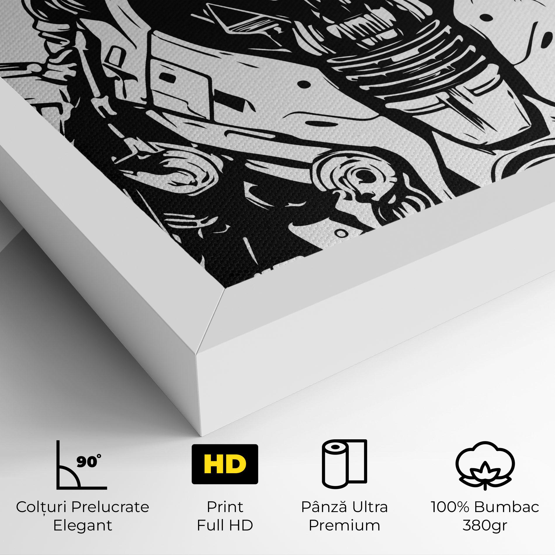 Tablou Canvas Military Robot mockup 4