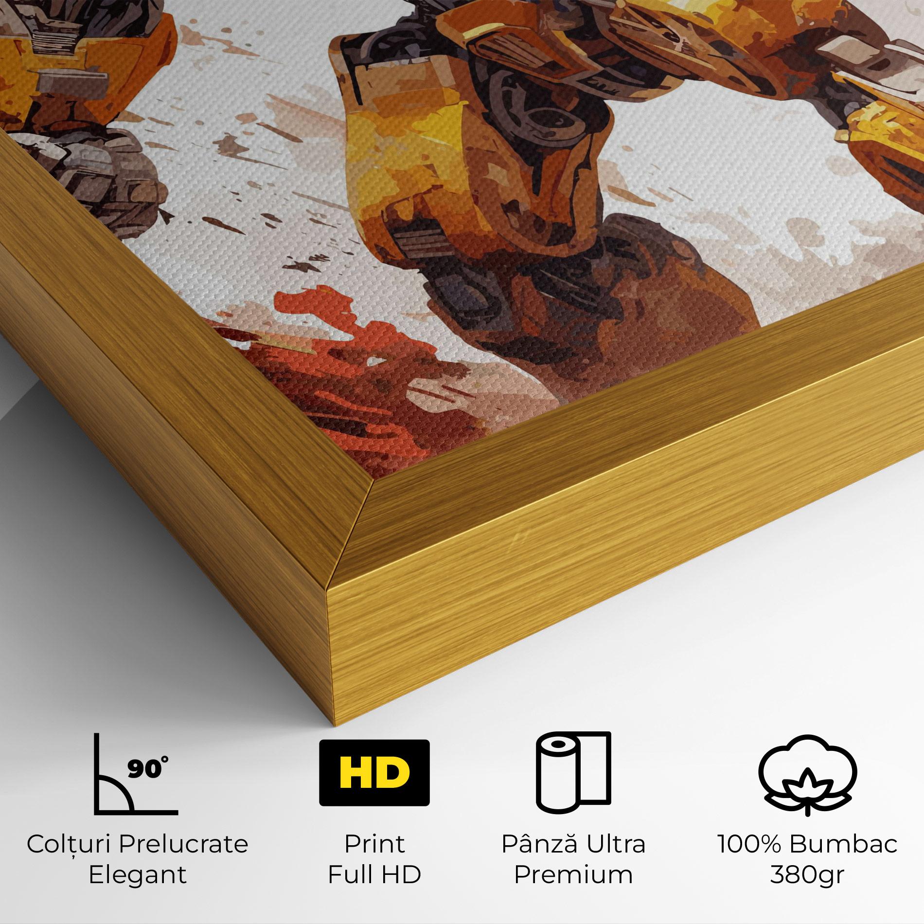 Tablou Canvas Battle Machine mockup 4