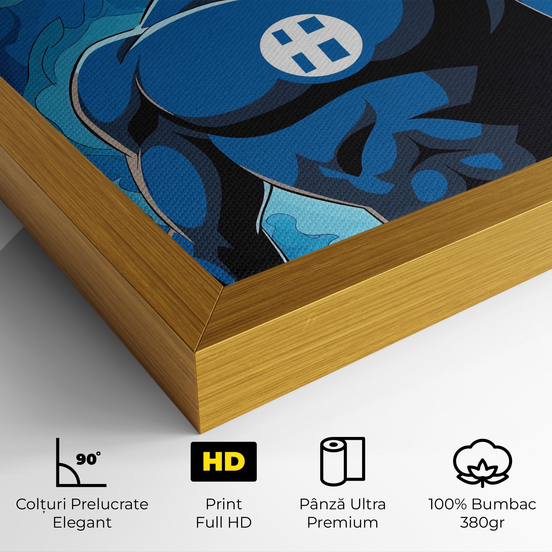 Tablou Canvas Blue Hero mockup 4