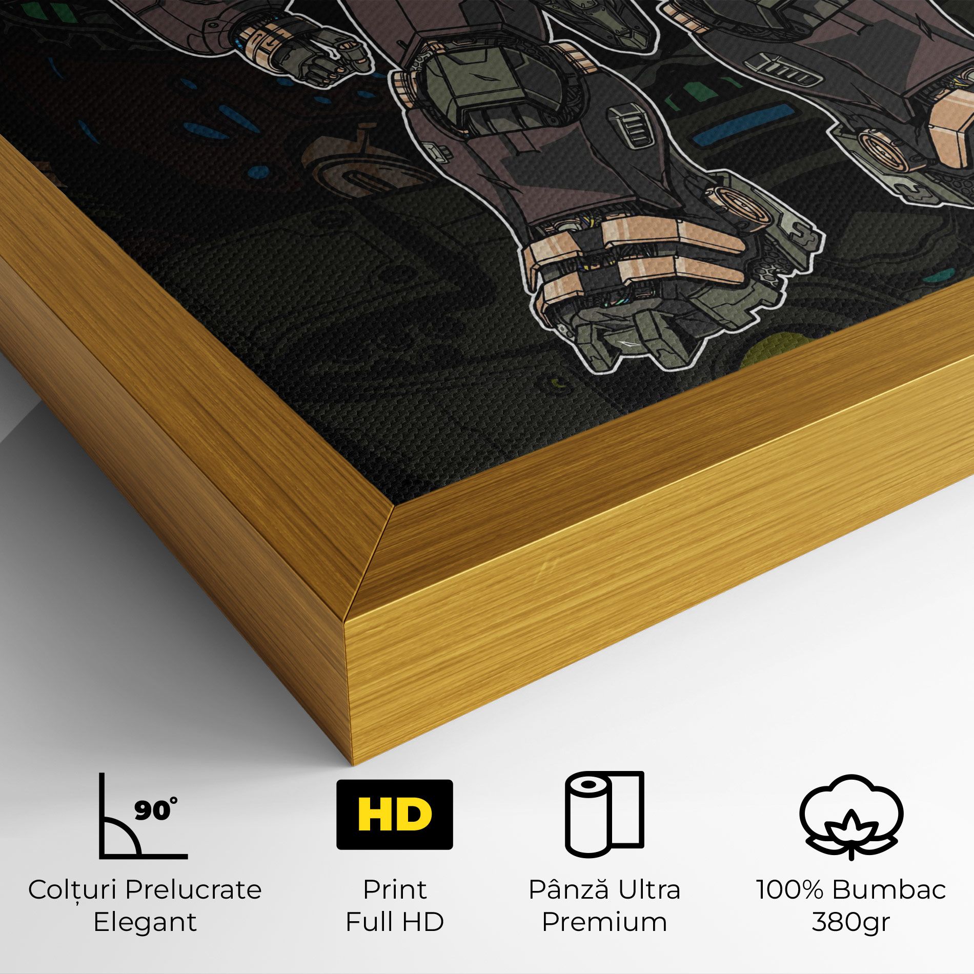Brown Grey Robot mockup 4