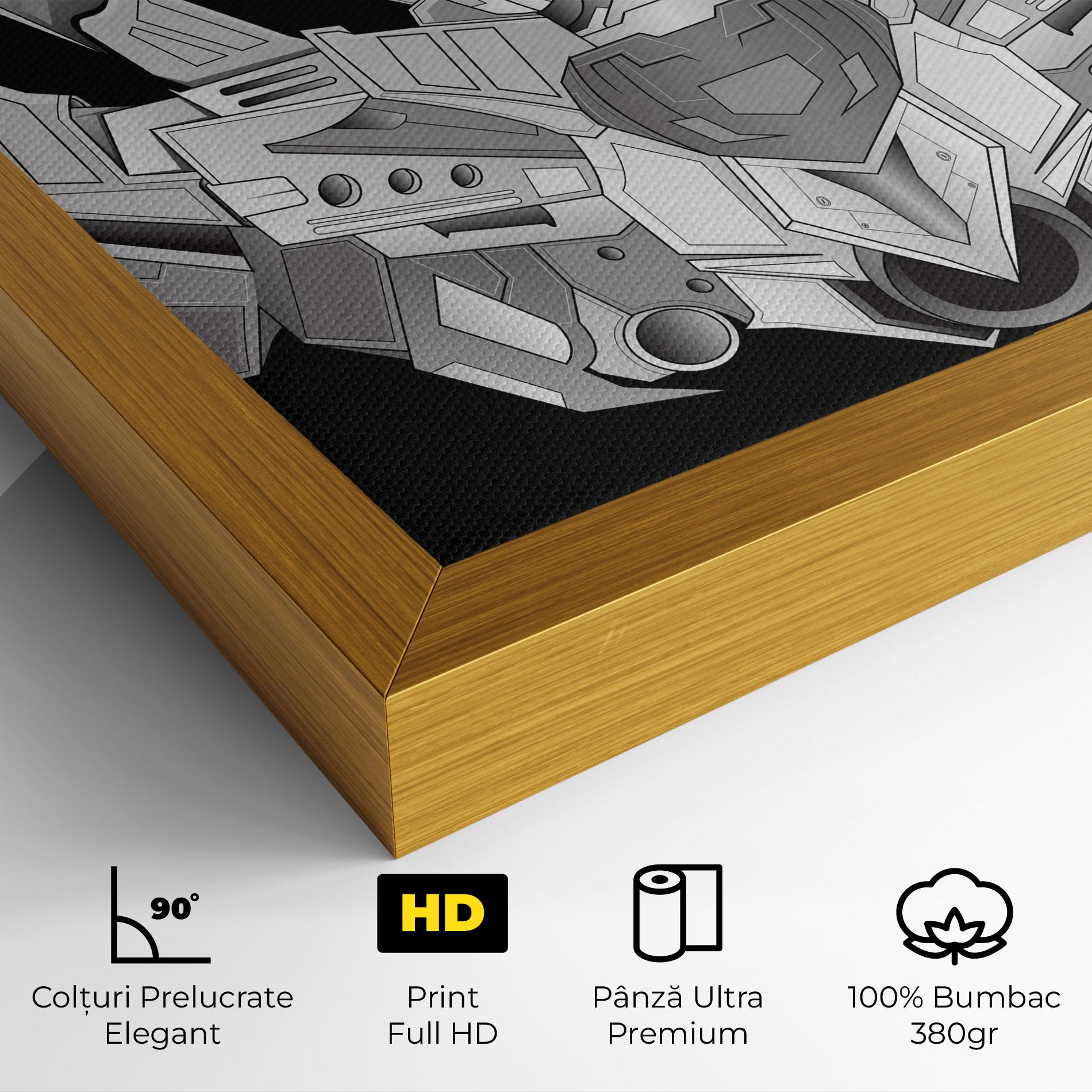 Tablou Canvas Grey Robot mockup 4