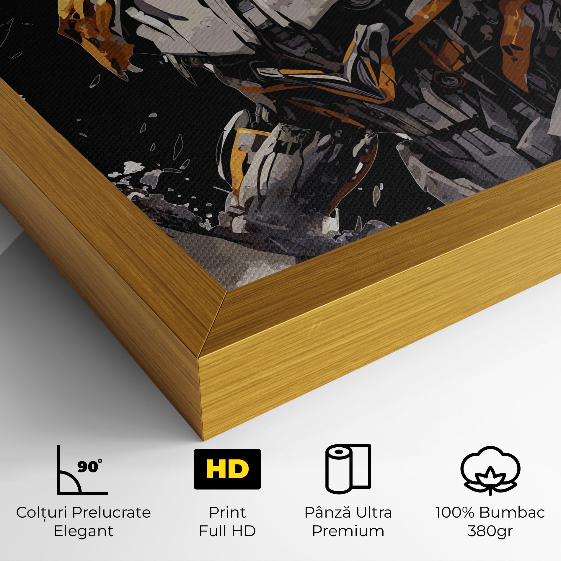 Tablou Canvas Grey Transformers mockup 4