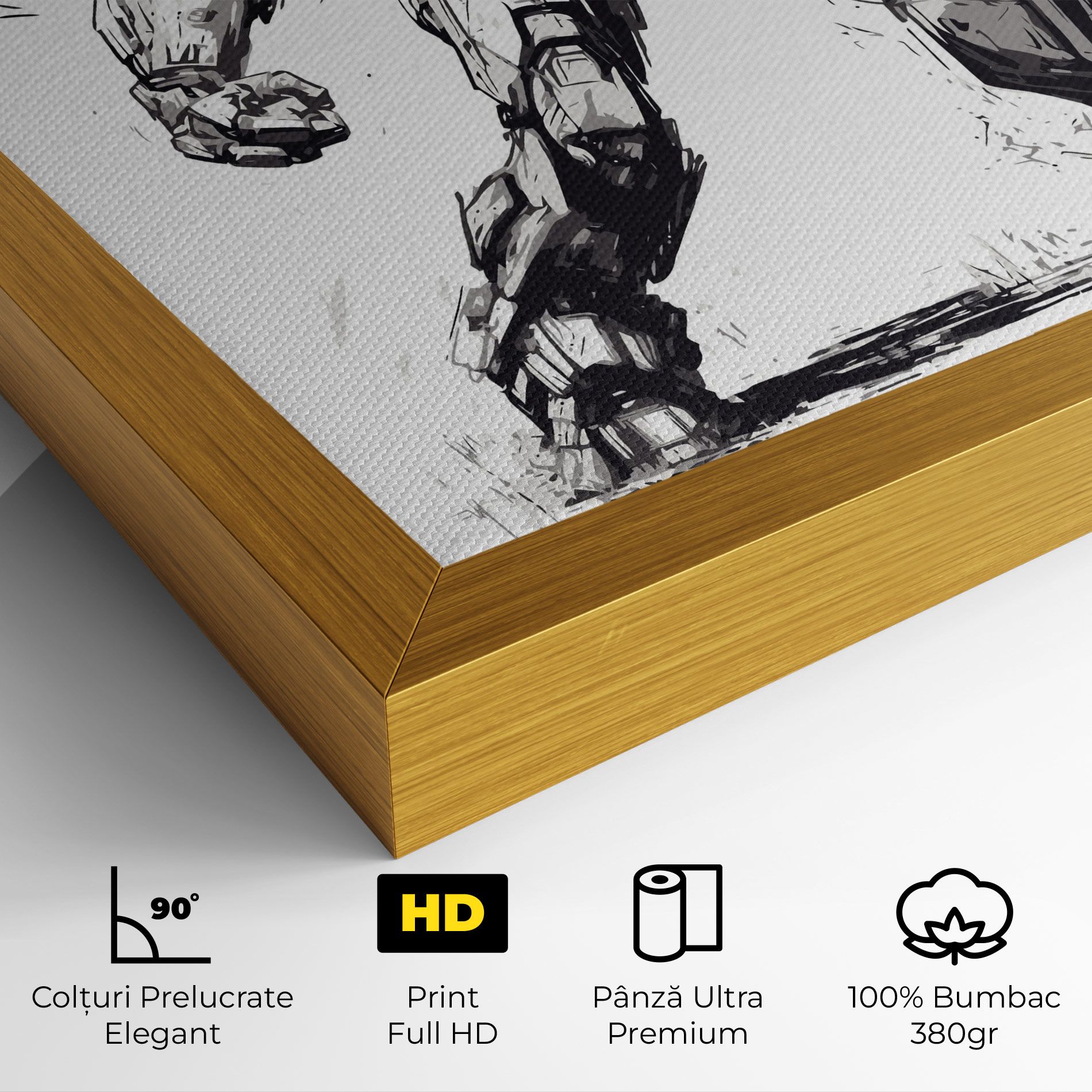 Grey White Robot mockup 4