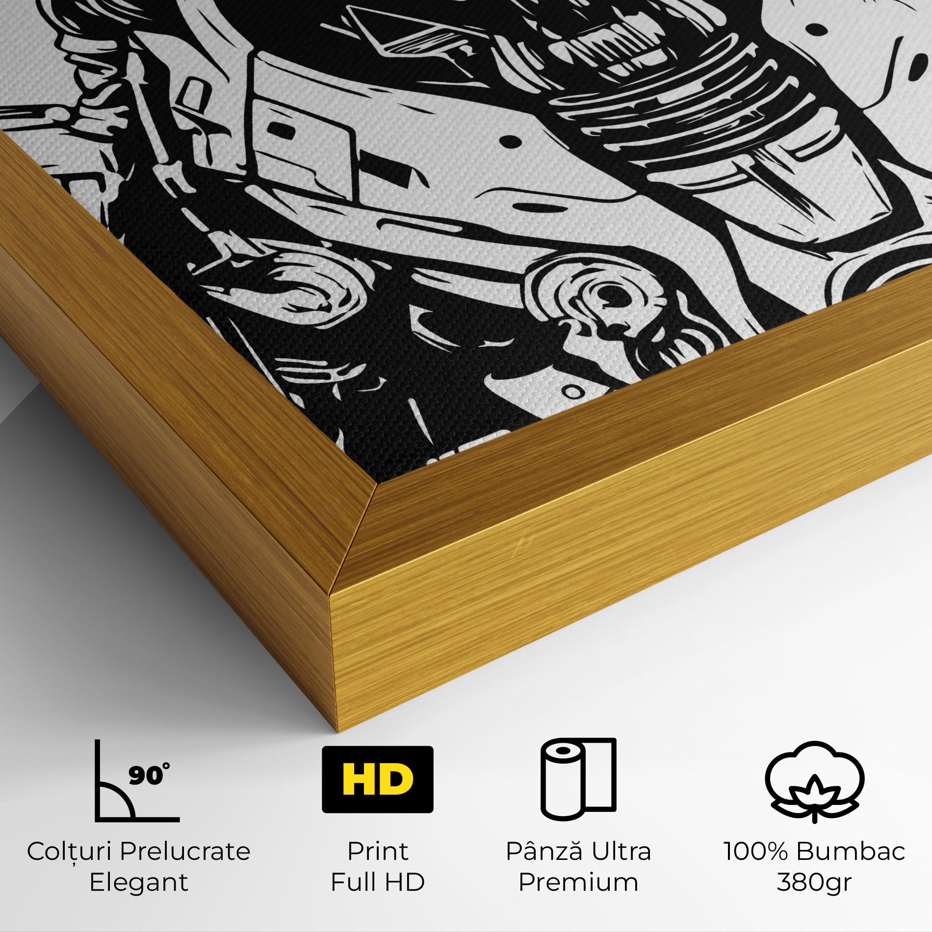 Tablou Canvas Military Robot mockup 4