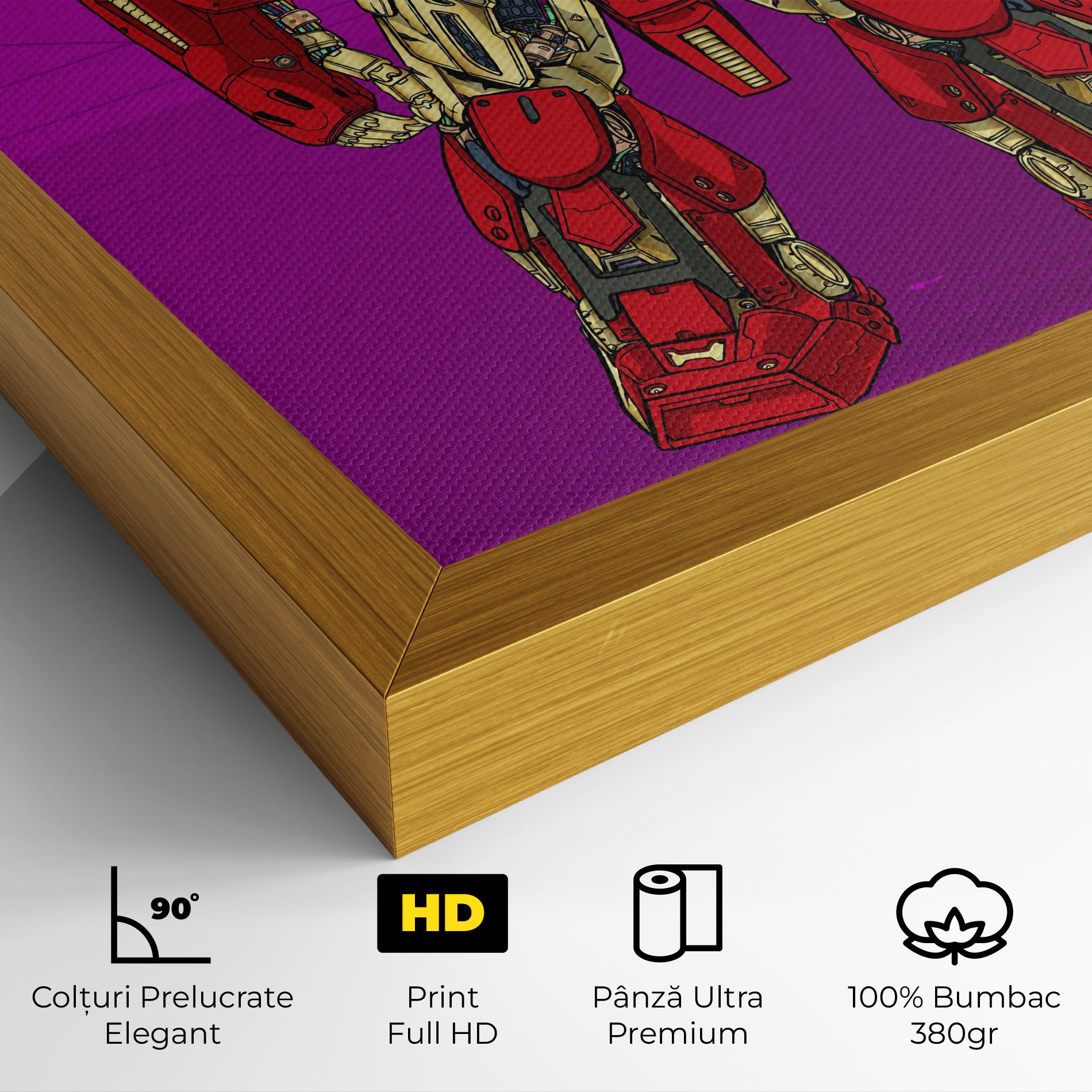 Red Cream Robot mockup 4