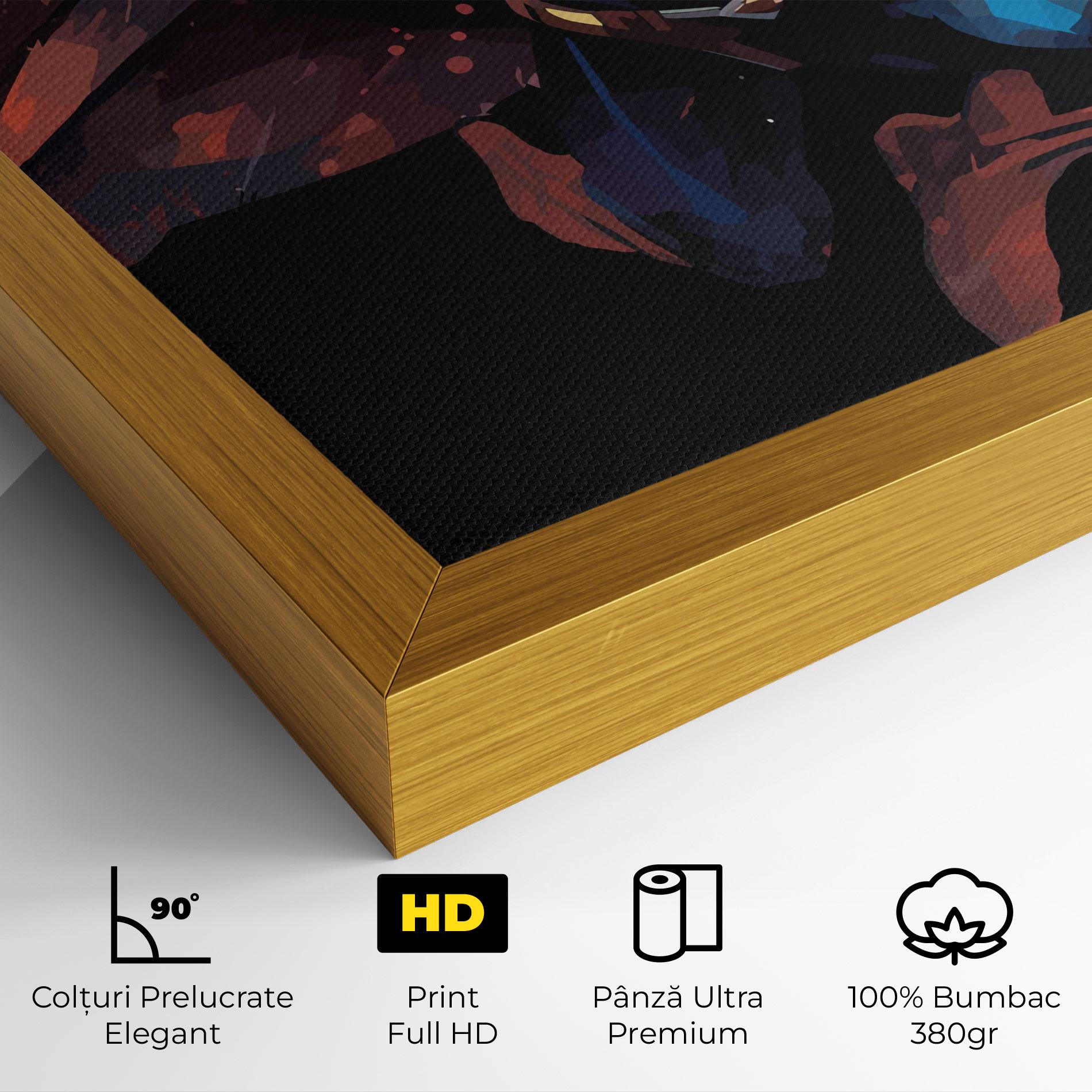 Tablou Canvas Superman Jump mockup 4