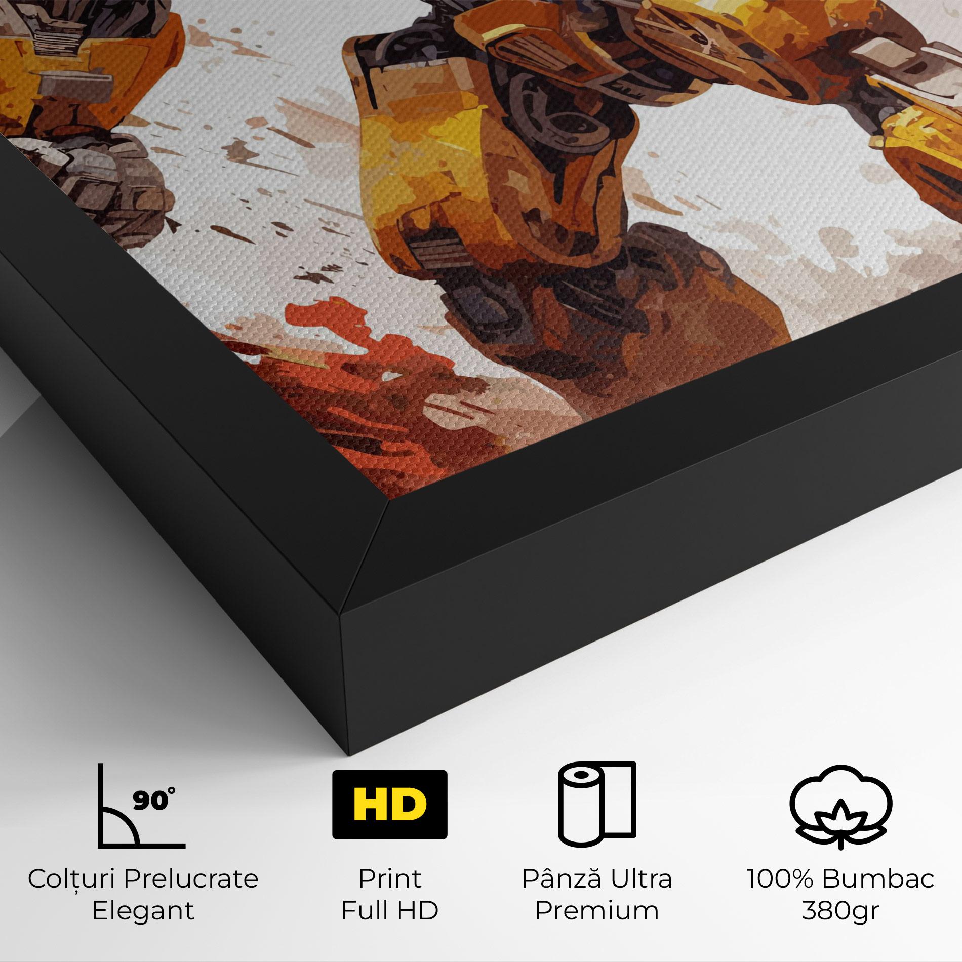 Tablou Canvas Battle Machine mockup 4