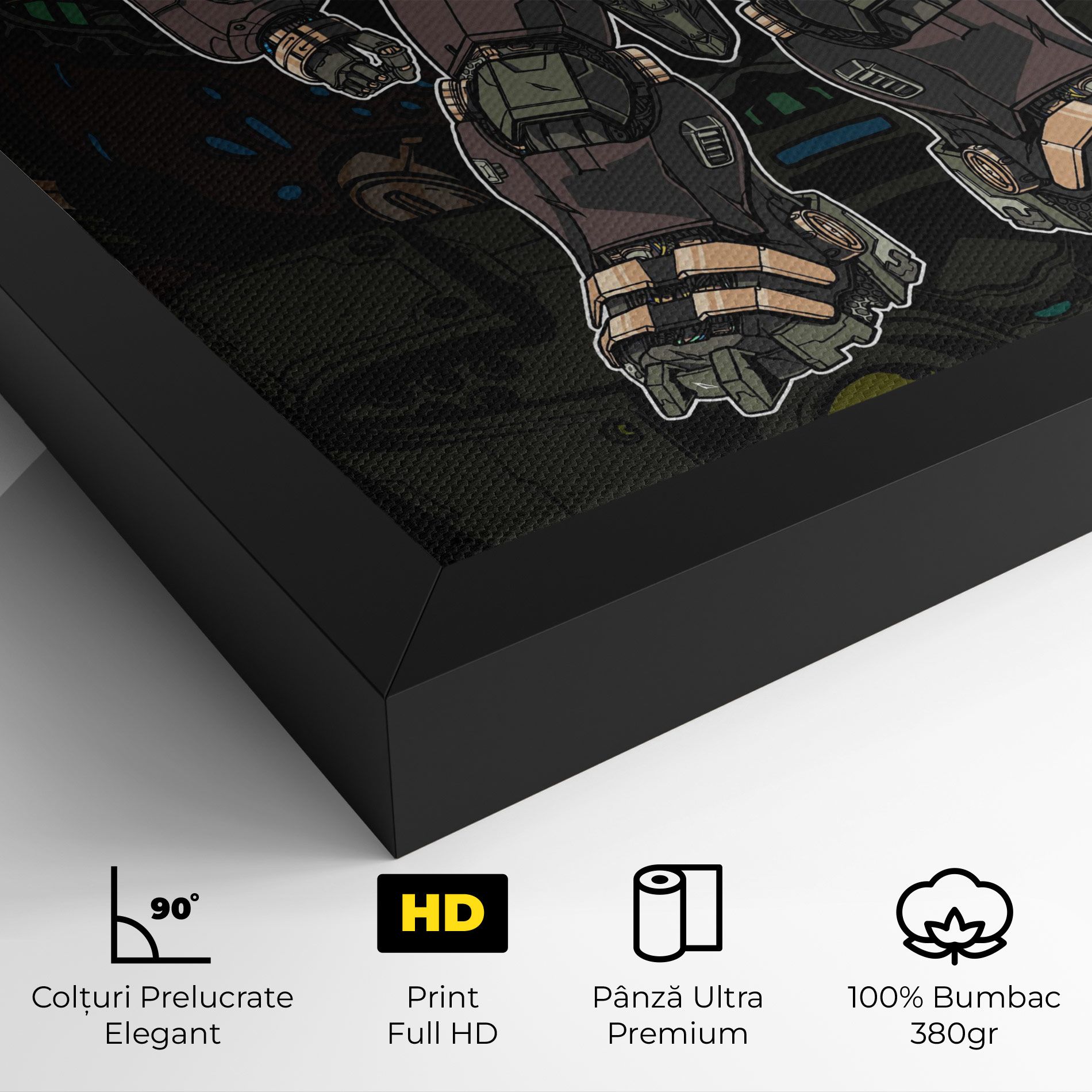 Brown Grey Robot mockup 4