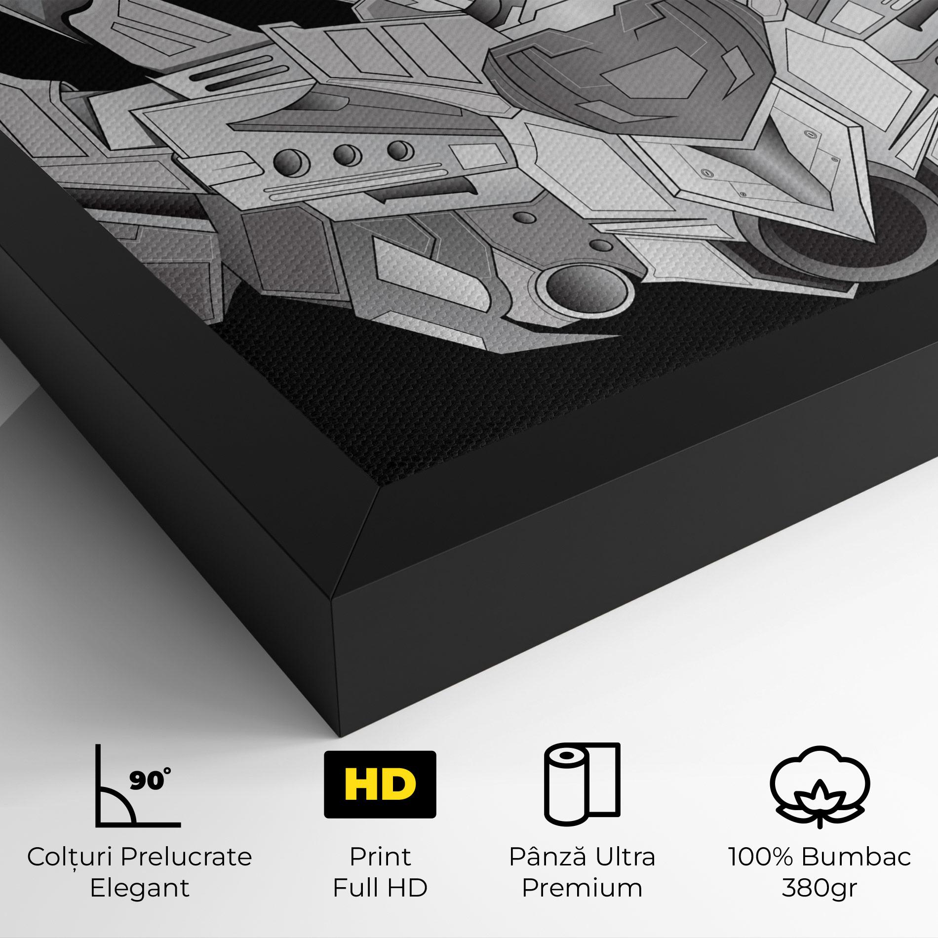 Tablou Canvas Grey Robot mockup 4