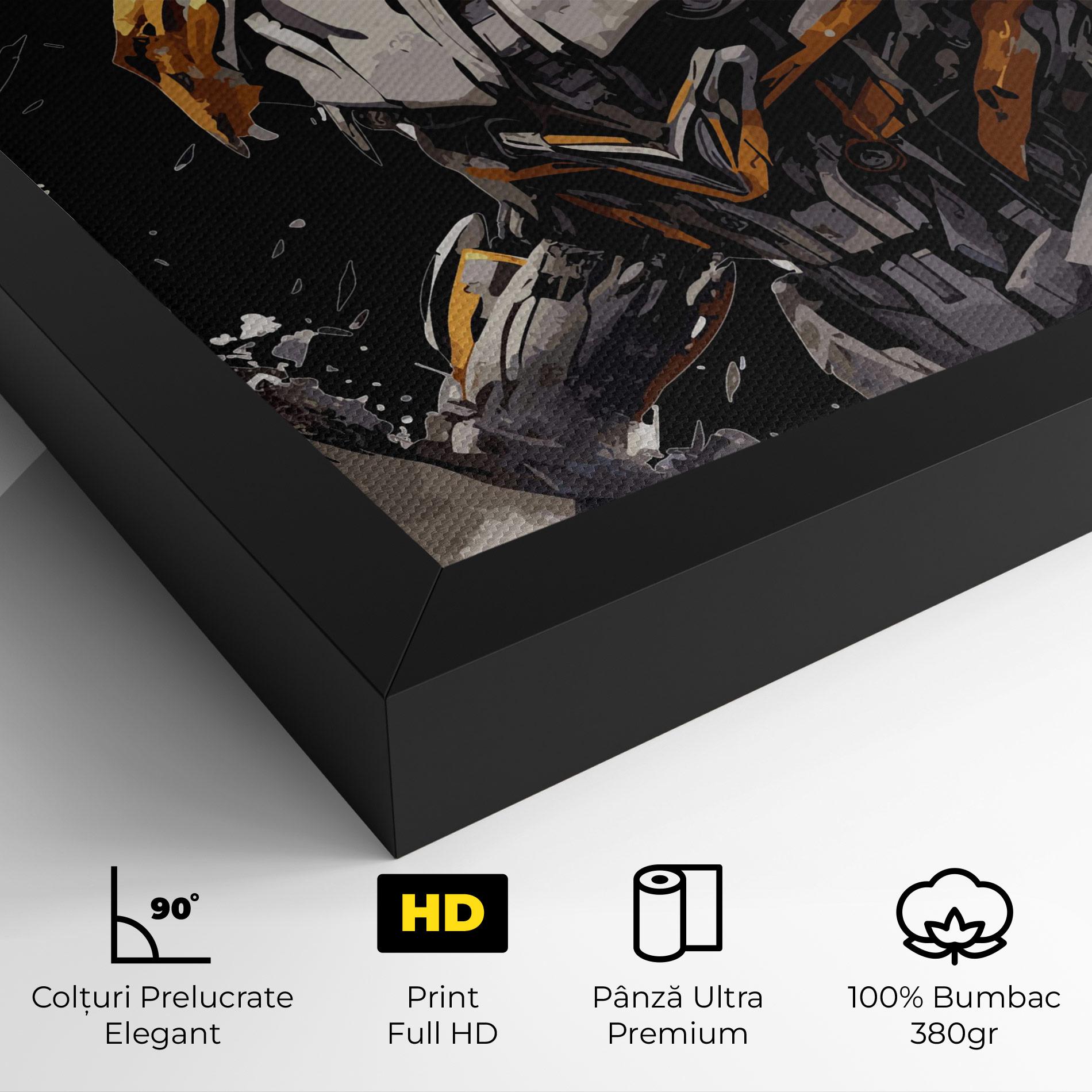 Tablou Canvas Grey Transformers mockup 4