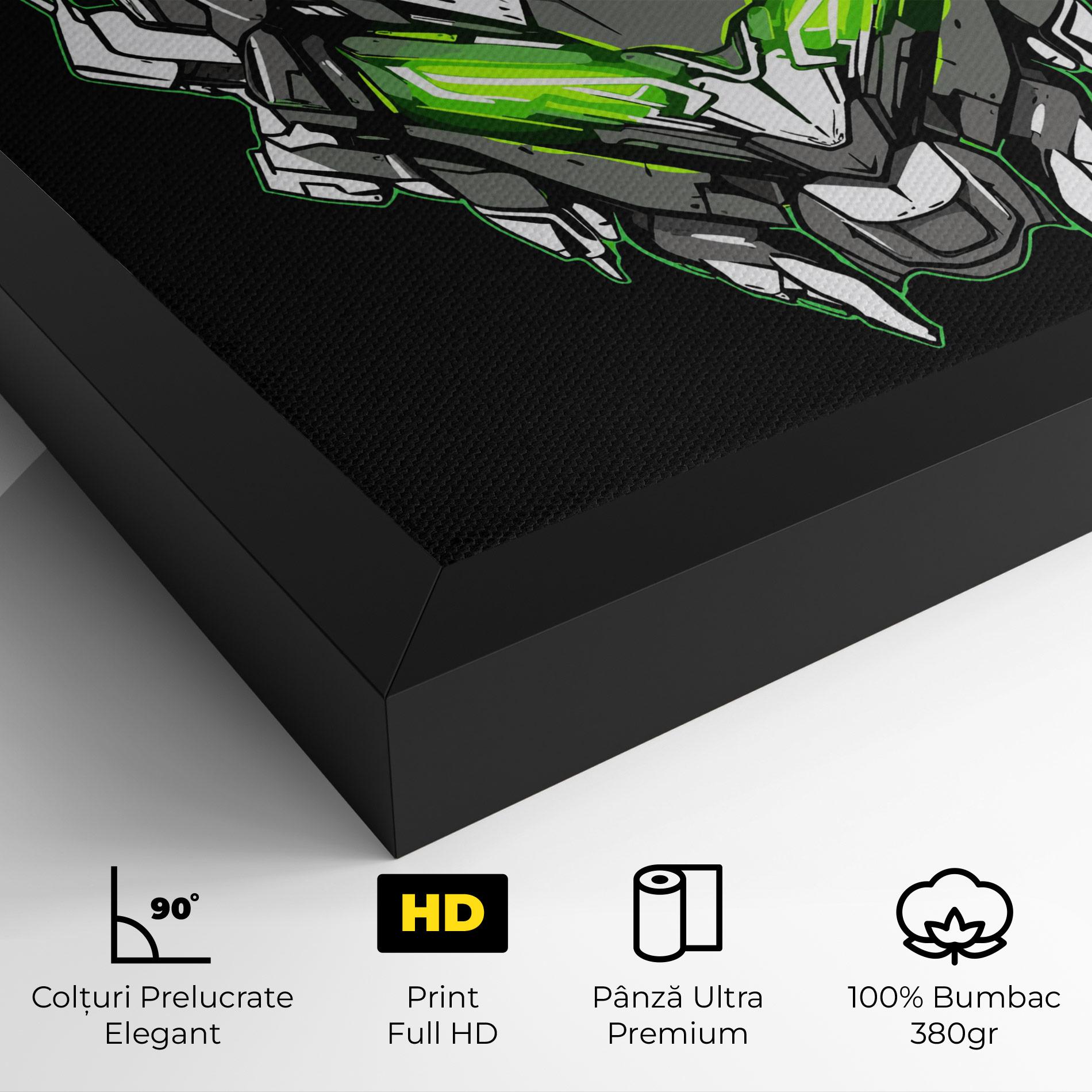 Tablou Canvas Neon Transformer mockup 4