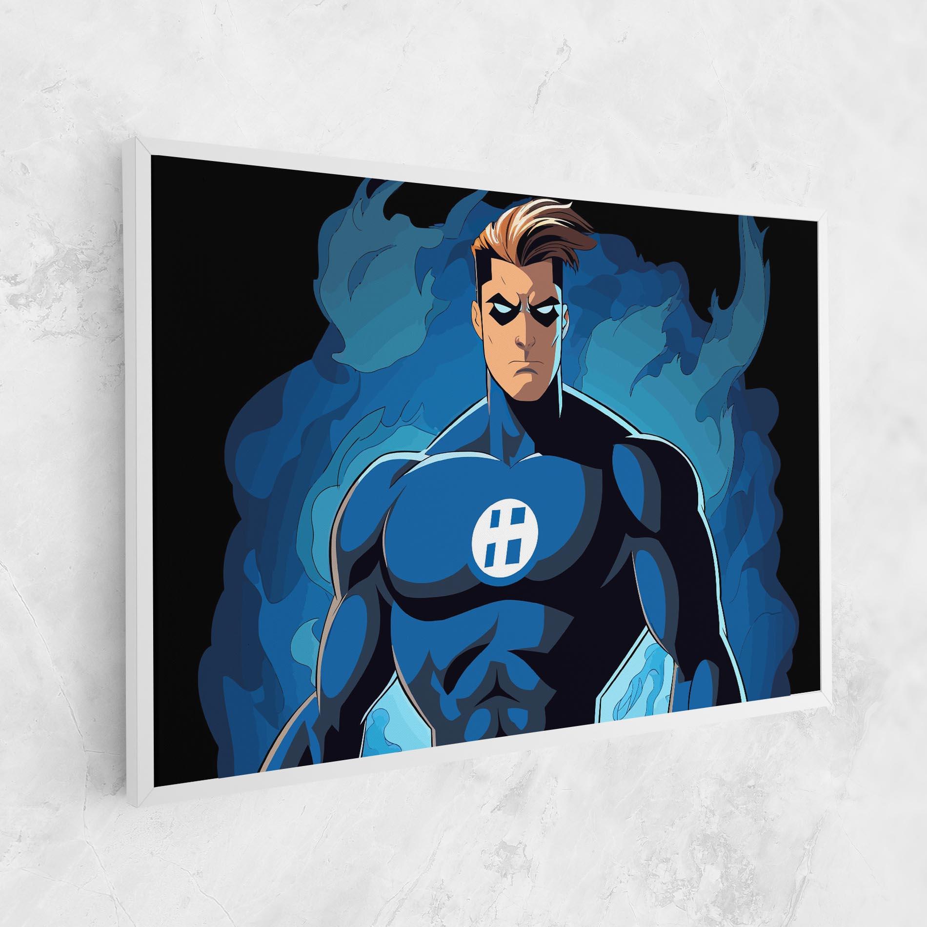 Tablou Canvas Blue Hero mockup 1