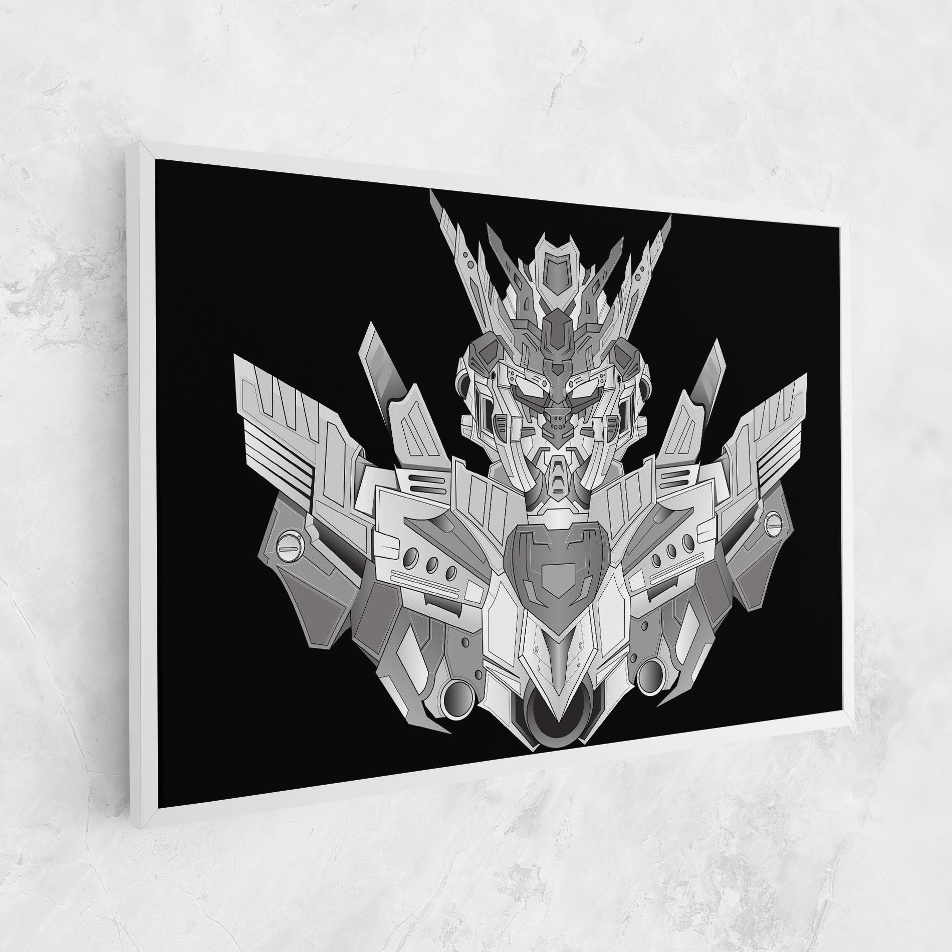 Tablou Canvas Grey Robot mockup 1