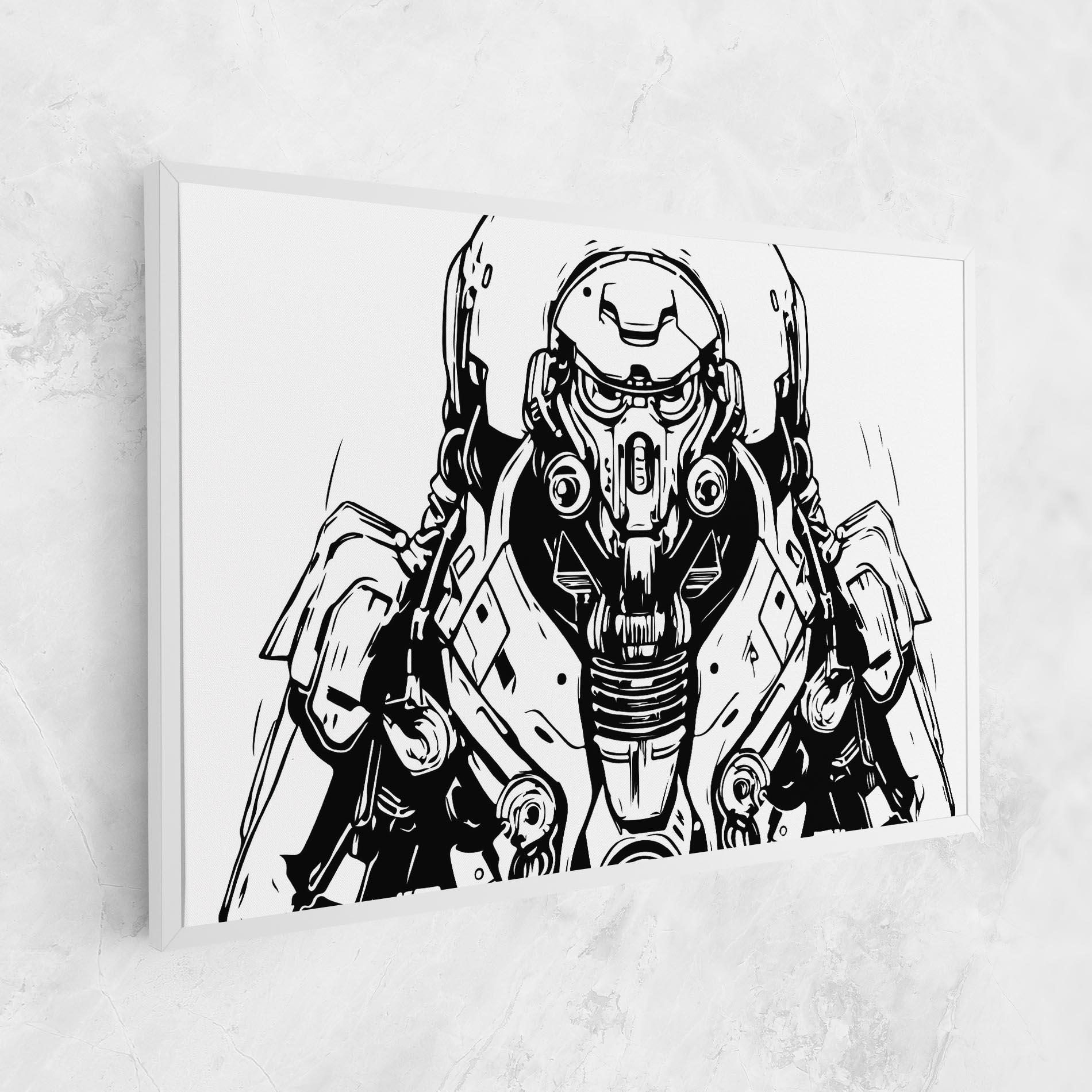 Tablou Canvas Military Robot mockup 1