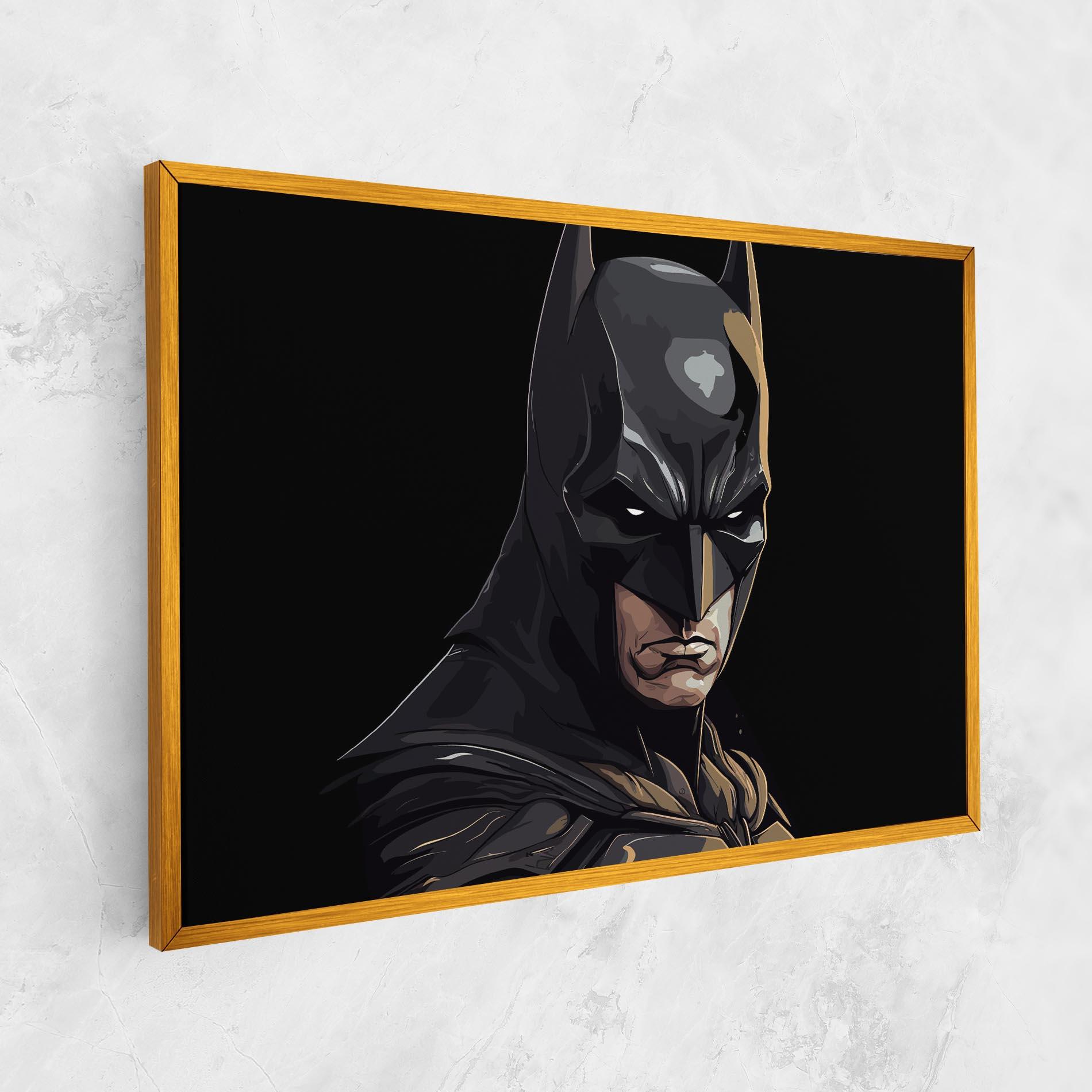 Tablou Canvas Angry Batman mockup 1