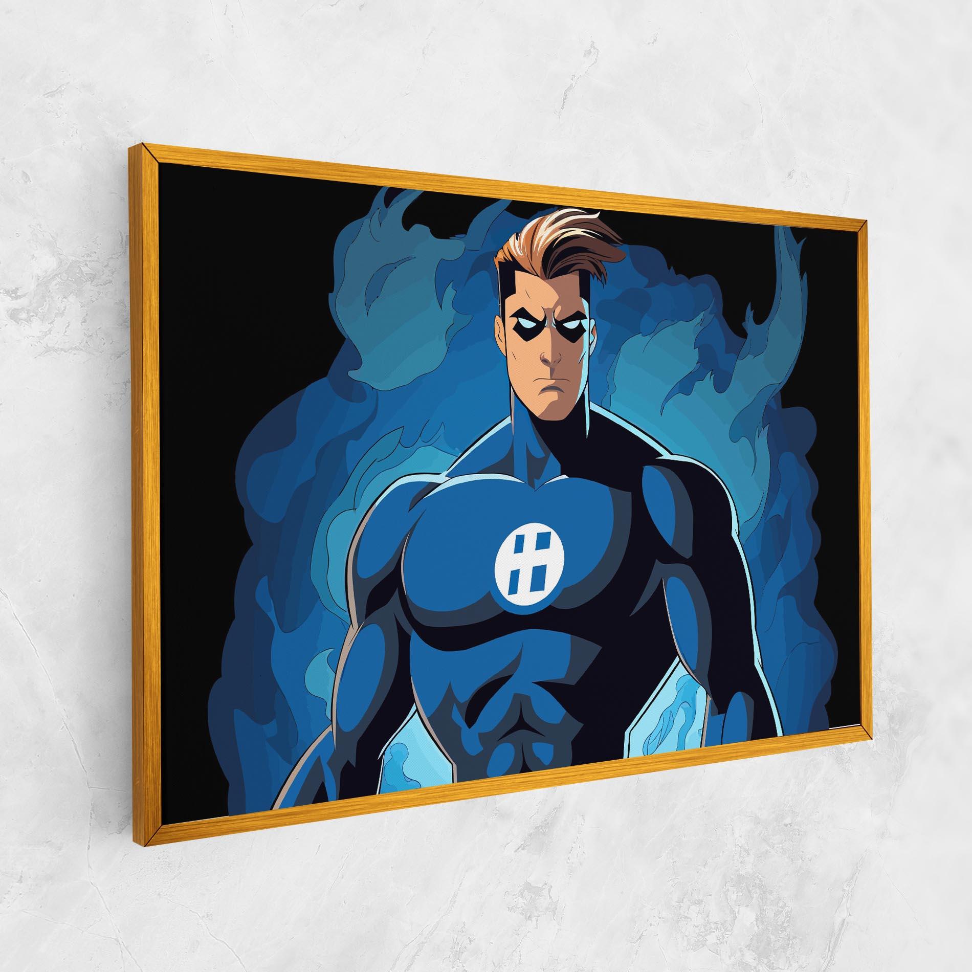 Tablou Canvas Blue Hero mockup 1