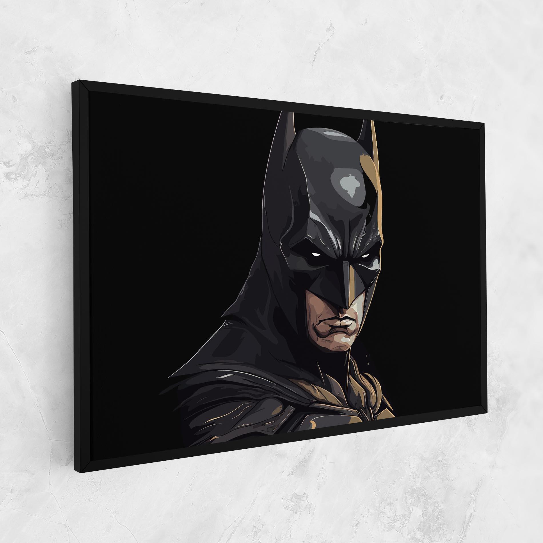 Tablou Canvas Angry Batman mockup 1