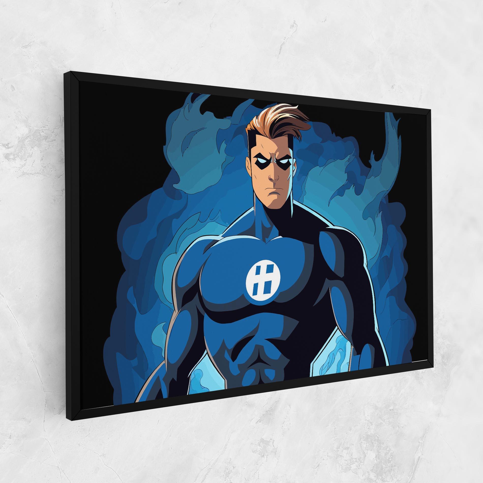 Tablou Canvas Blue Hero mockup 1