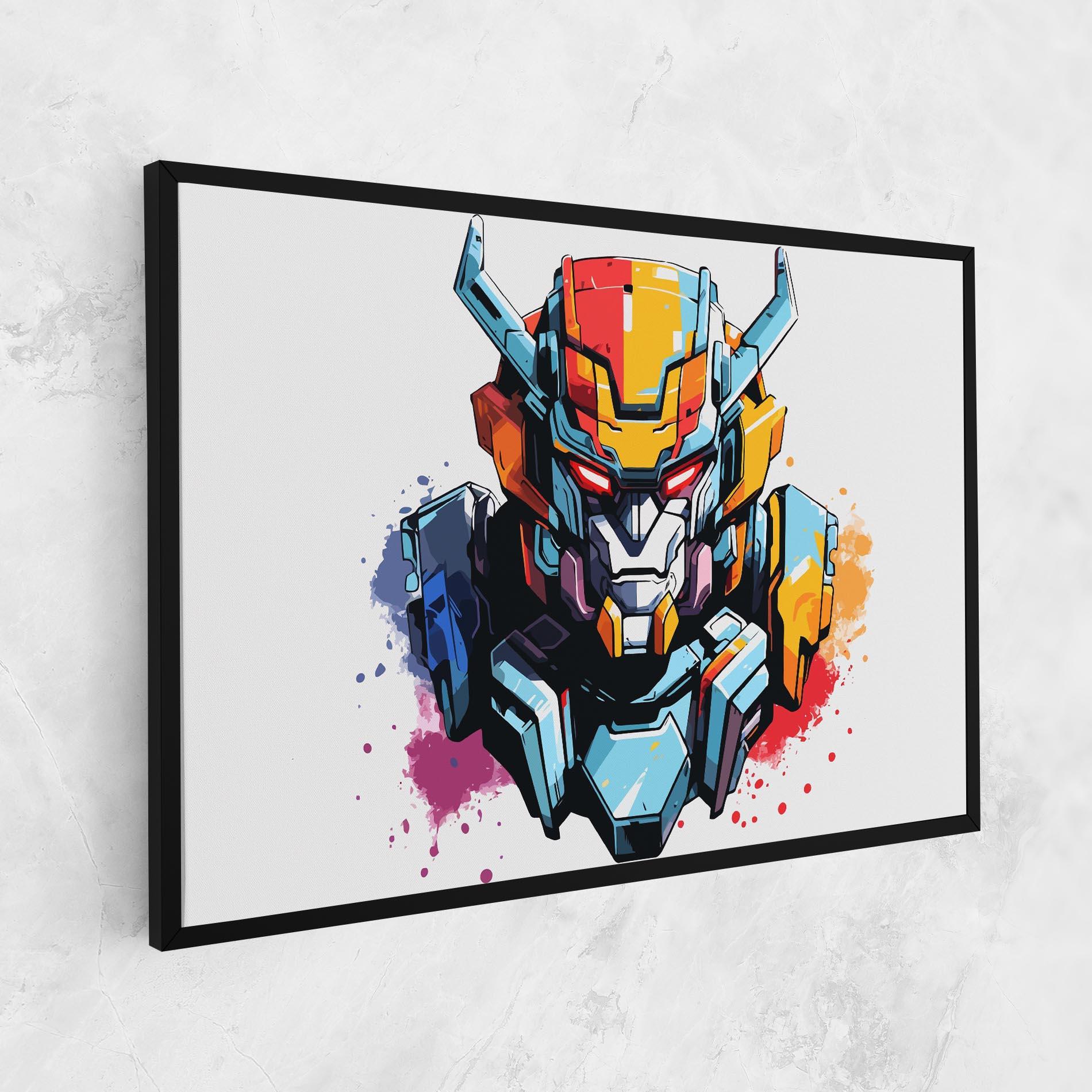 Tablou Canvas Colorful Robot mockup 1