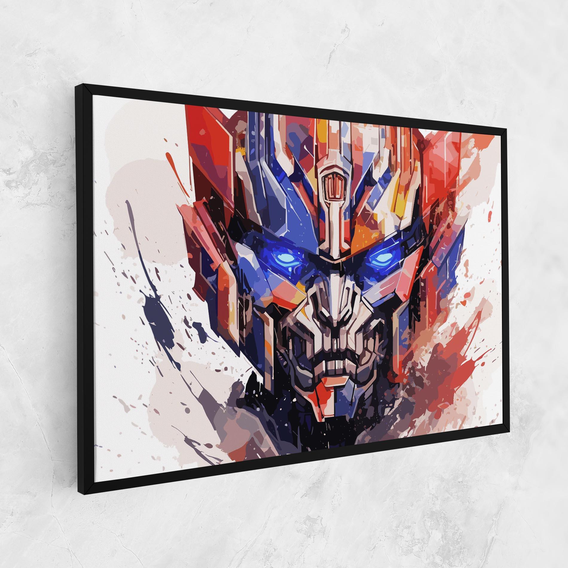 Tablou Canvas Optimus Prime Art mockup 1