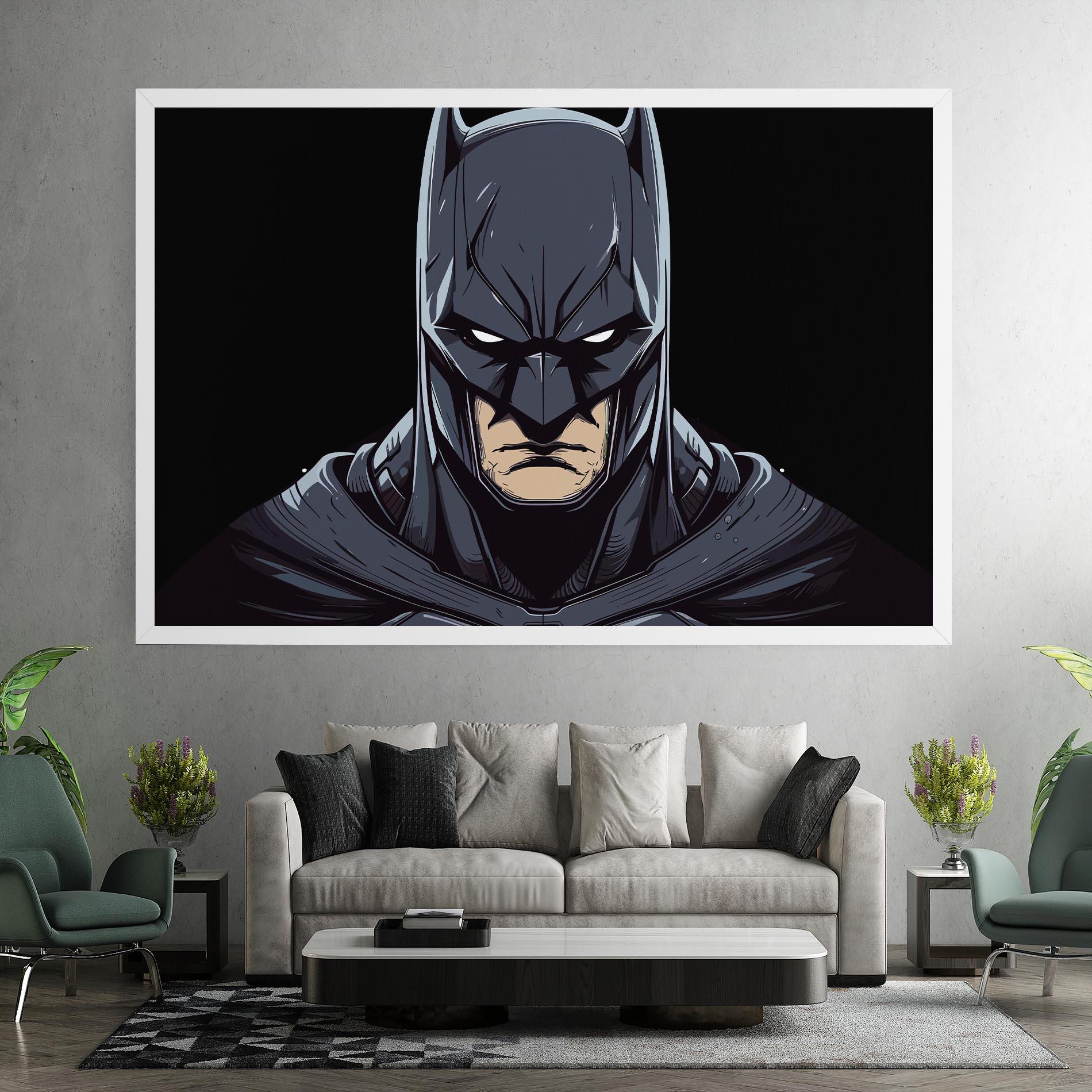 Tablou Canvas Batman Face mockup 7