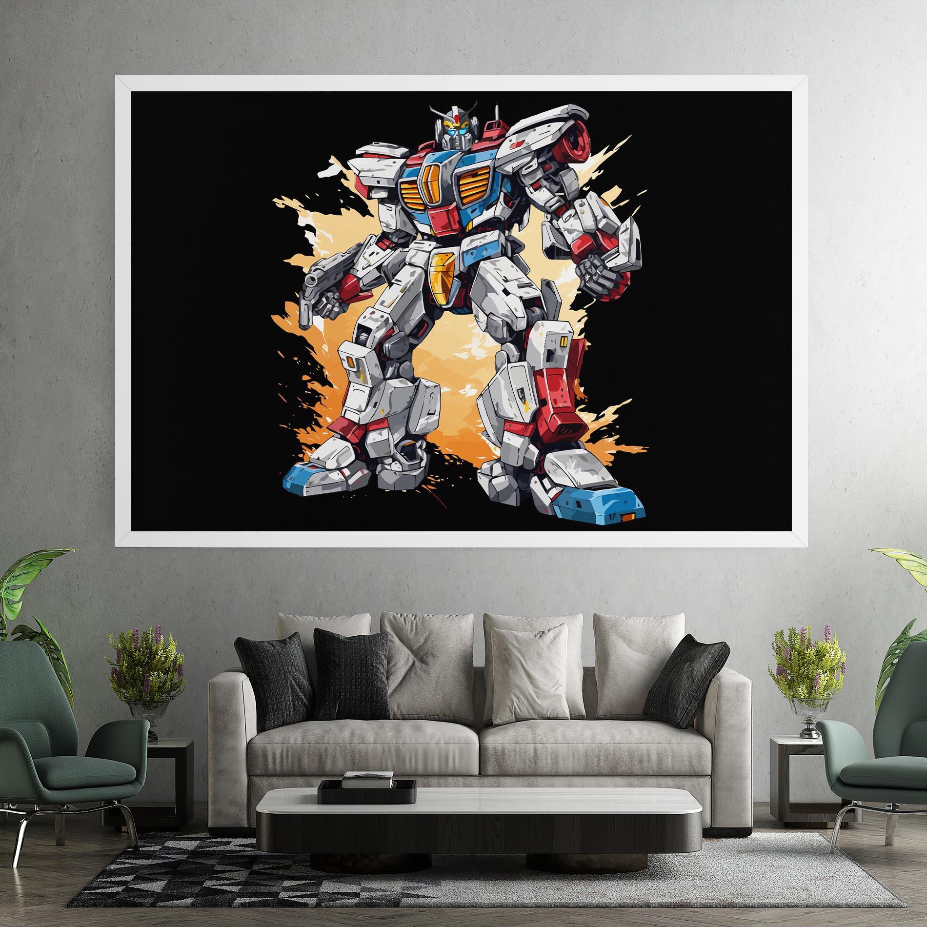 Tablou Canvas Crazy Robot mockup 7