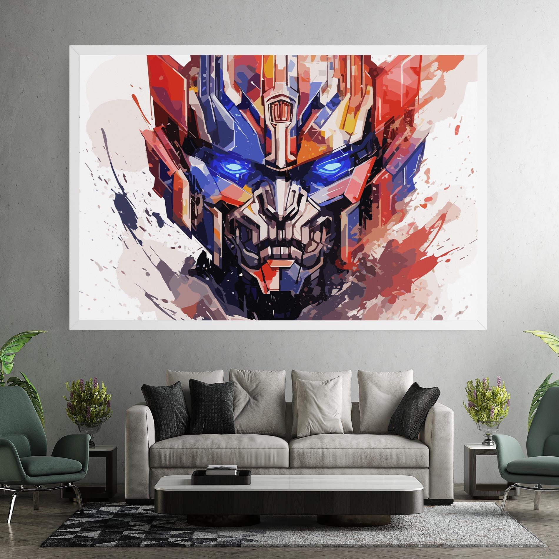 Tablou Canvas Optimus Prime Art mockup 7