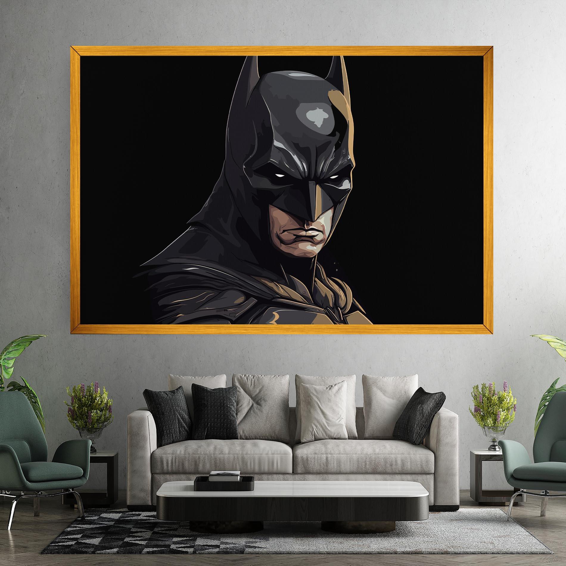 Tablou Canvas Angry Batman mockup 7