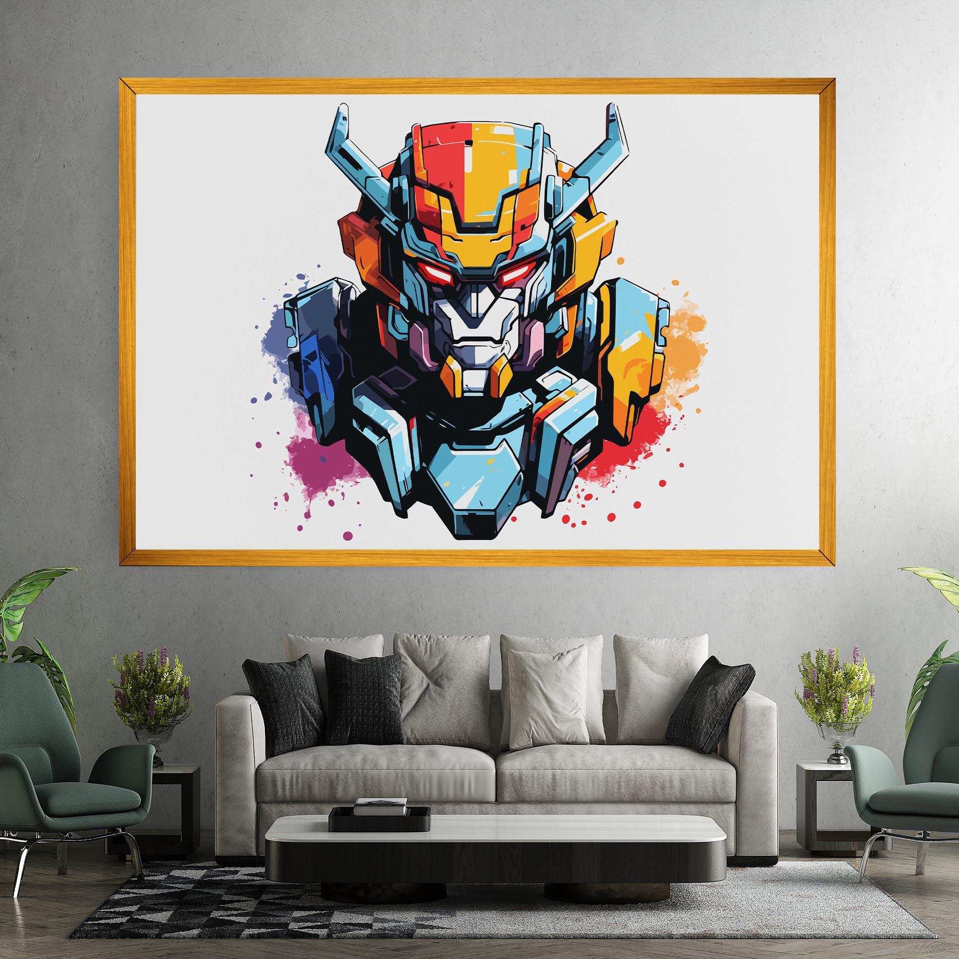 Tablou Canvas Colorful Robot mockup 7
