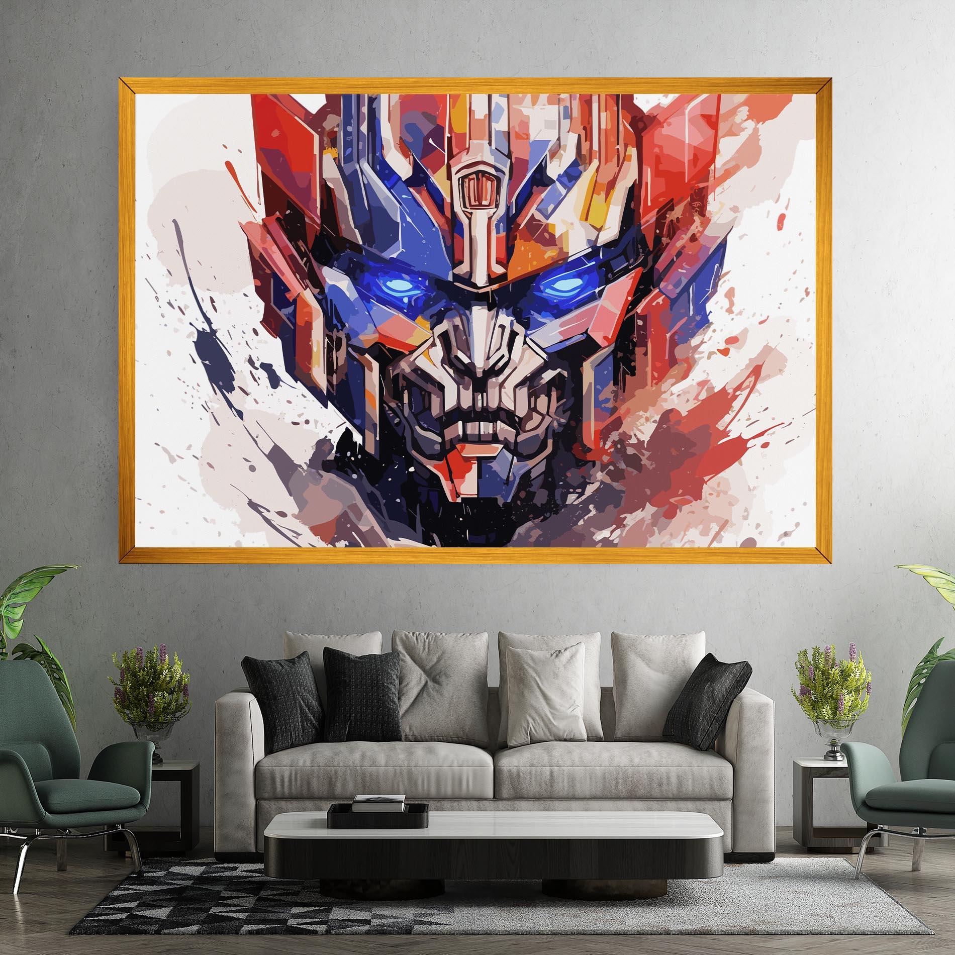 Tablou Canvas Optimus Prime Art mockup 7