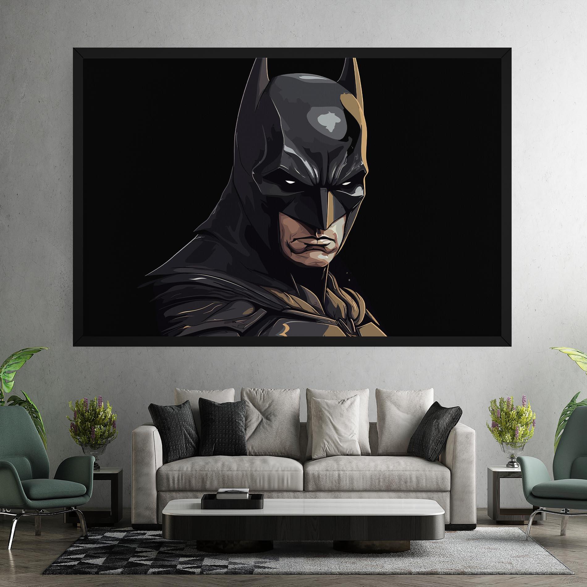 Tablou Canvas Angry Batman mockup 7